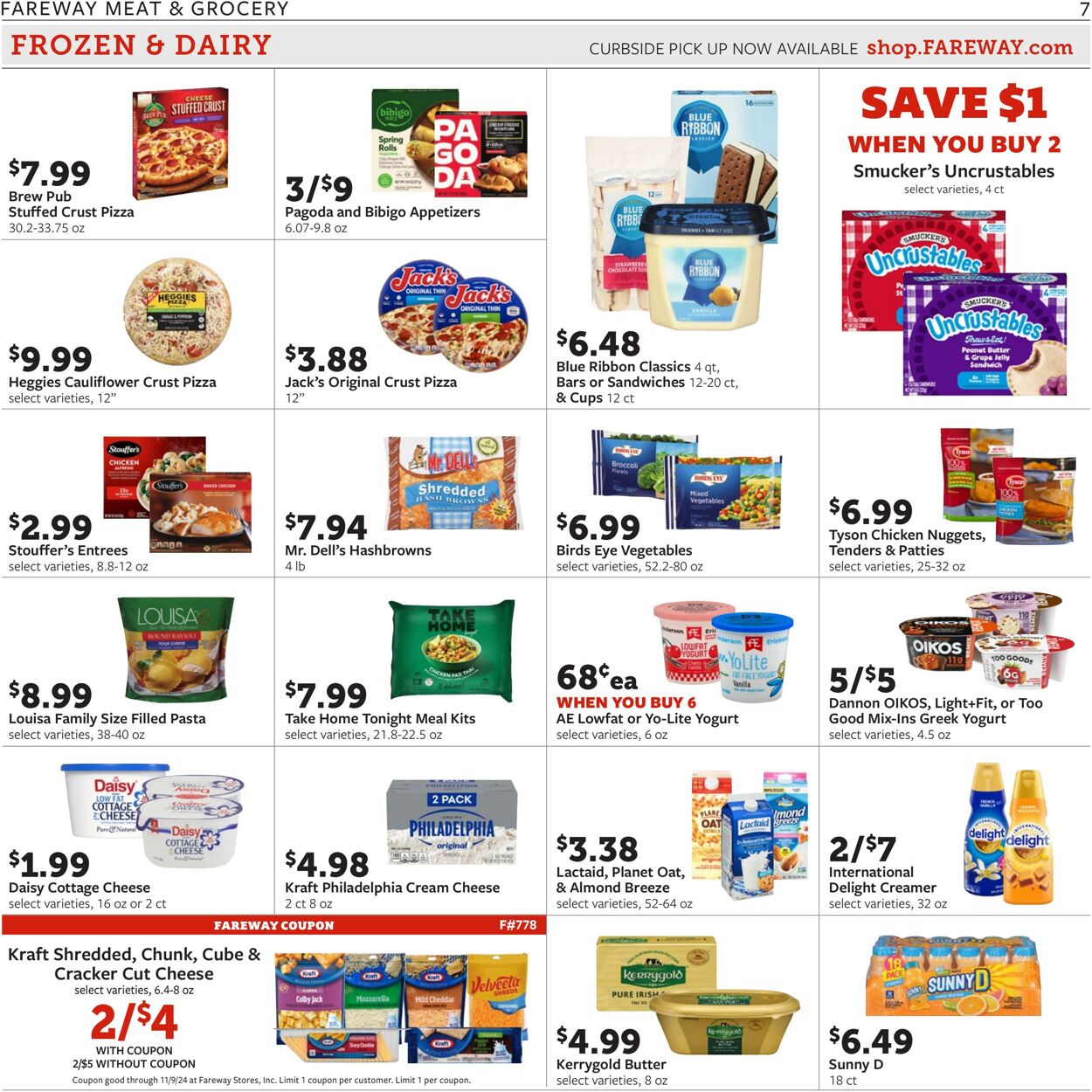 Weekly ad Fareway Stores 11/04/2024 - 11/09/2024