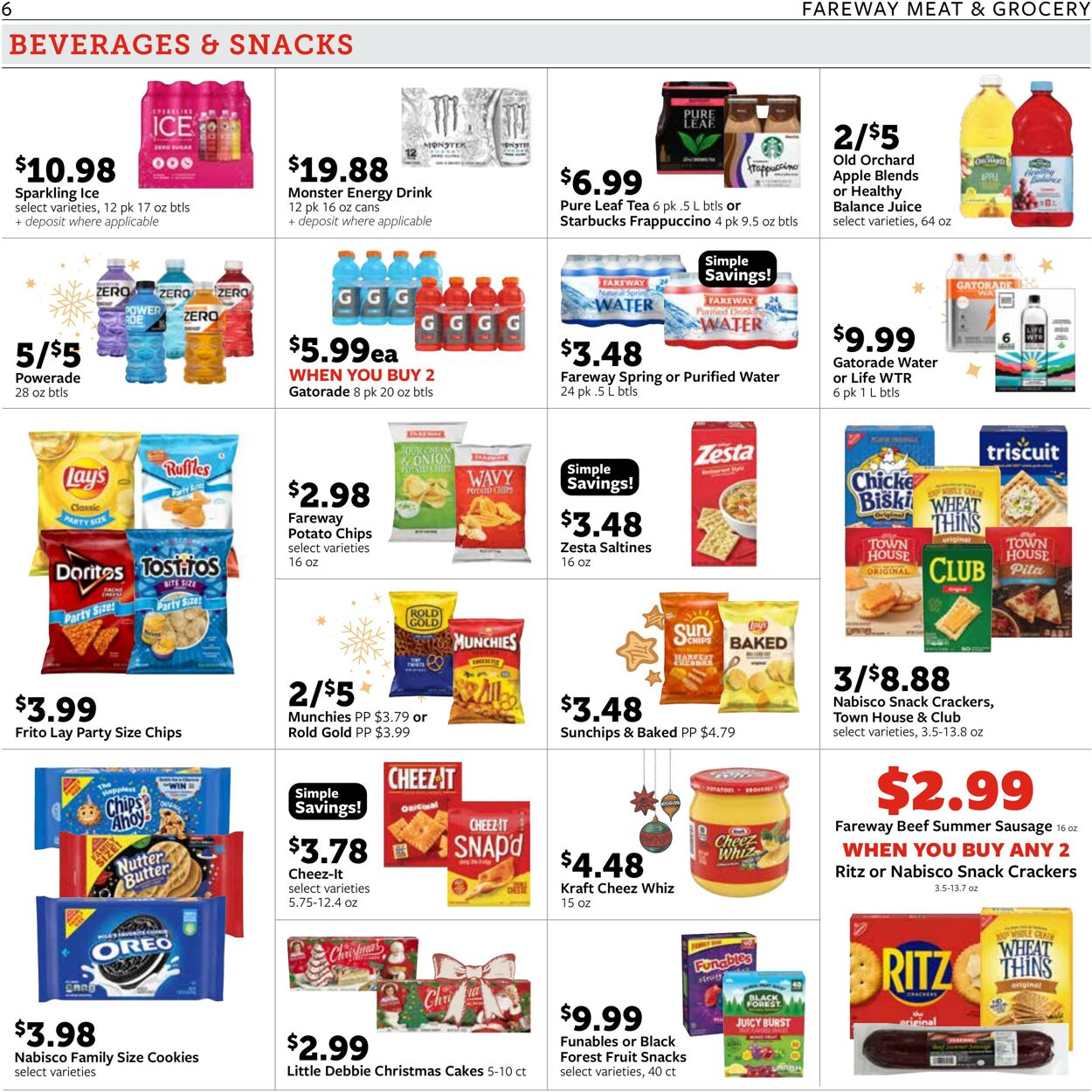 Weekly ad Fareway Stores 12/16/2024 - 12/21/2024