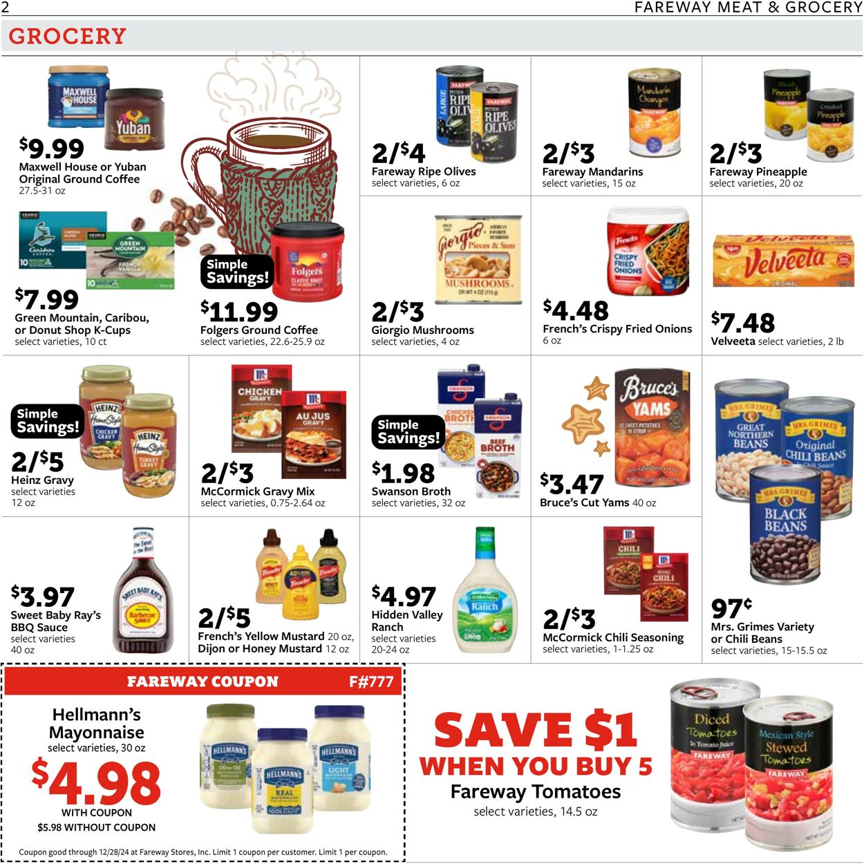 Weekly ad Fareway Stores 12/16/2024 - 12/21/2024