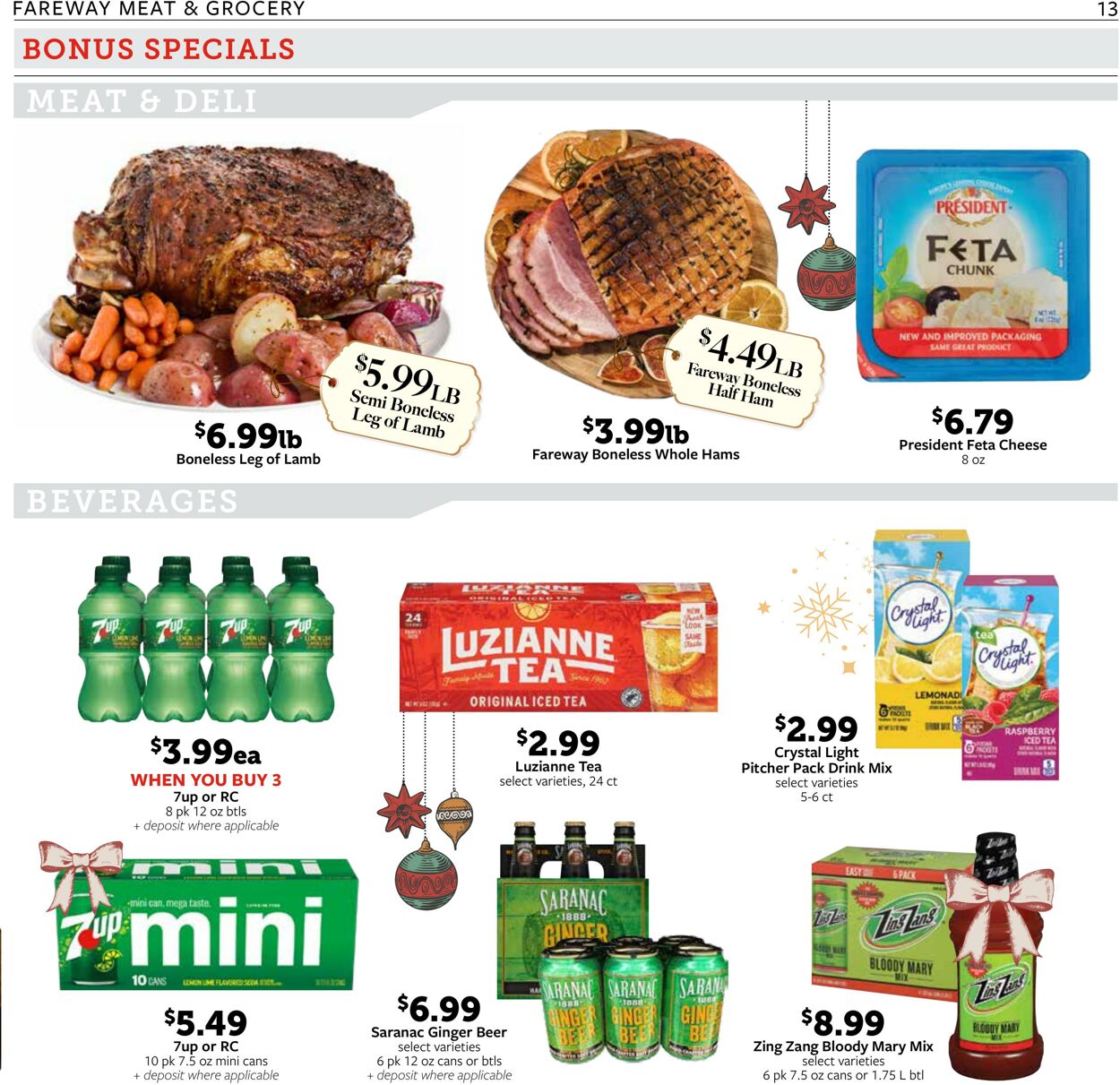 Weekly ad Fareway Stores 12/16/2024 - 12/21/2024