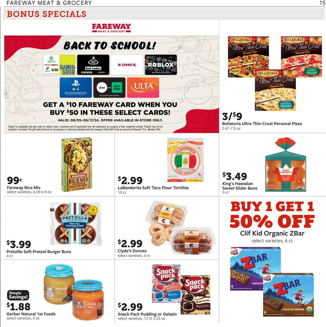 Weekly ad Fareway Stores 08/05/2024 - 08/10/2024