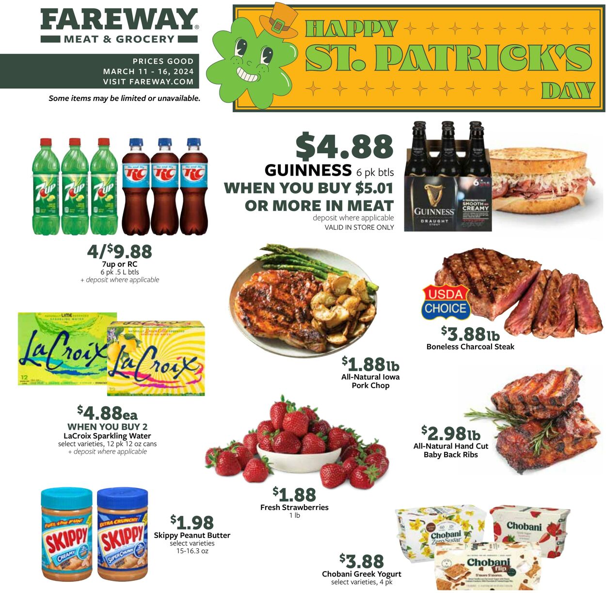 Weekly ad Fareway Stores 03/11/2024 - 03/16/2024