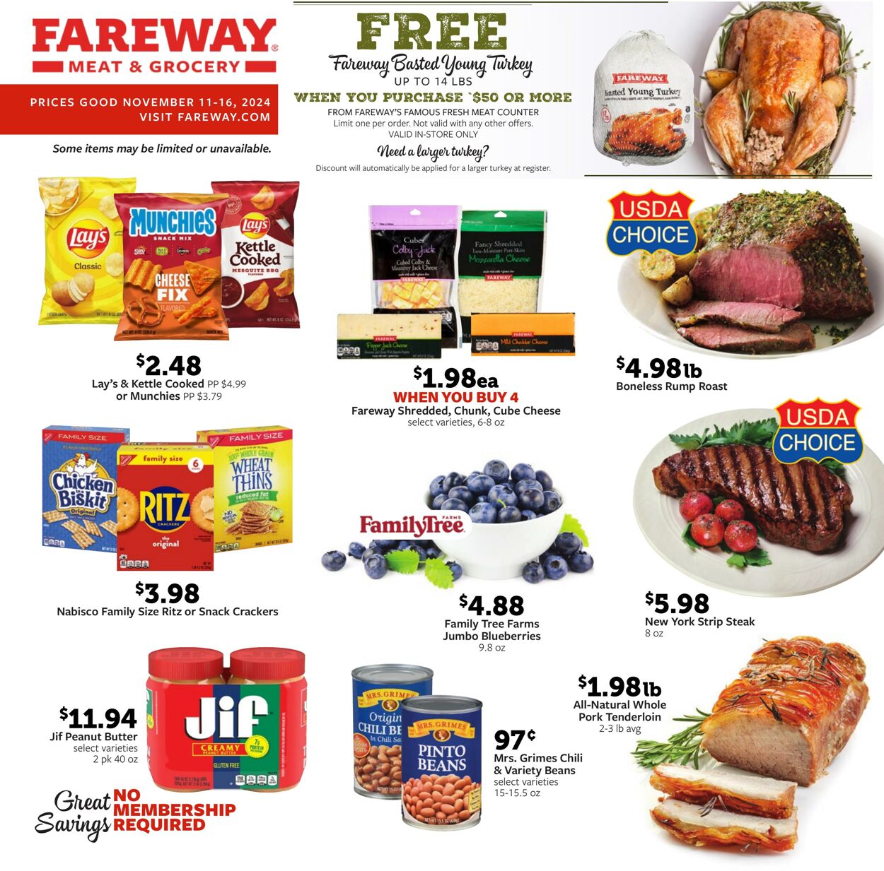 Weekly ad Fareway Stores 11/11/2024 - 11/16/2024