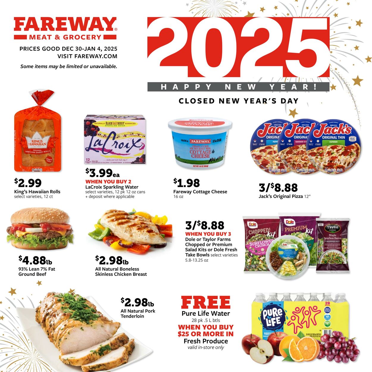 Weekly ad Fareway Stores 12/30/2024 - 01/04/2025