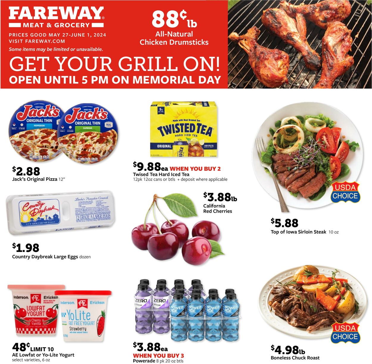 Weekly ad Fareway Stores 05/27/2024 - 06/01/2024