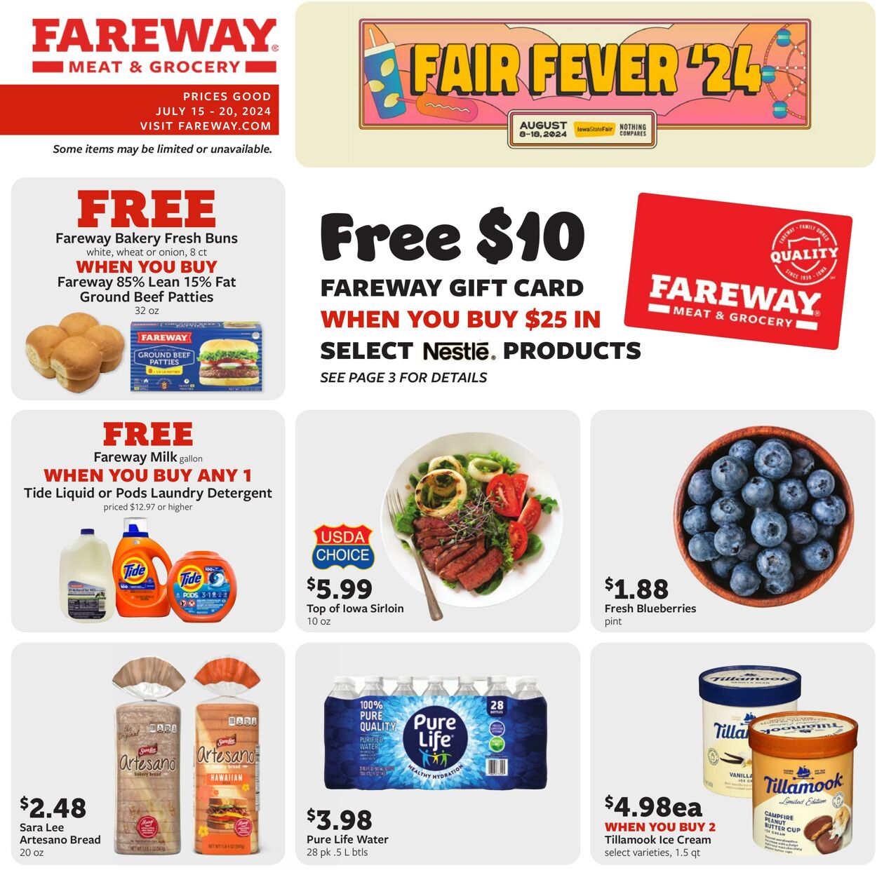 Weekly ad Fareway Stores 07/15/2024 - 07/20/2024