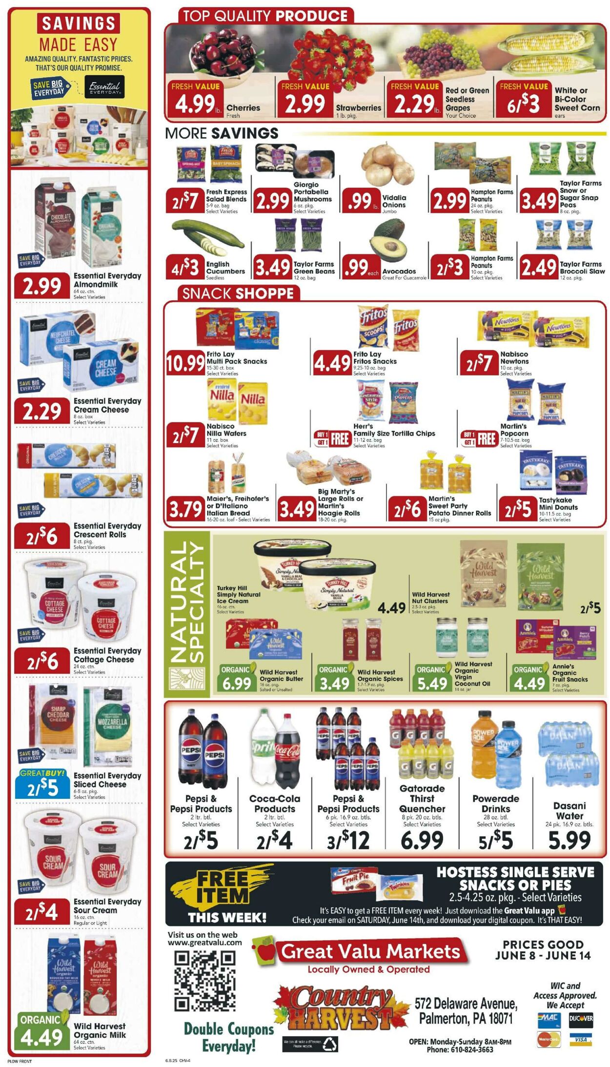 Weekly ad Farm Fresh 06/08/2025 - 06/14/2025