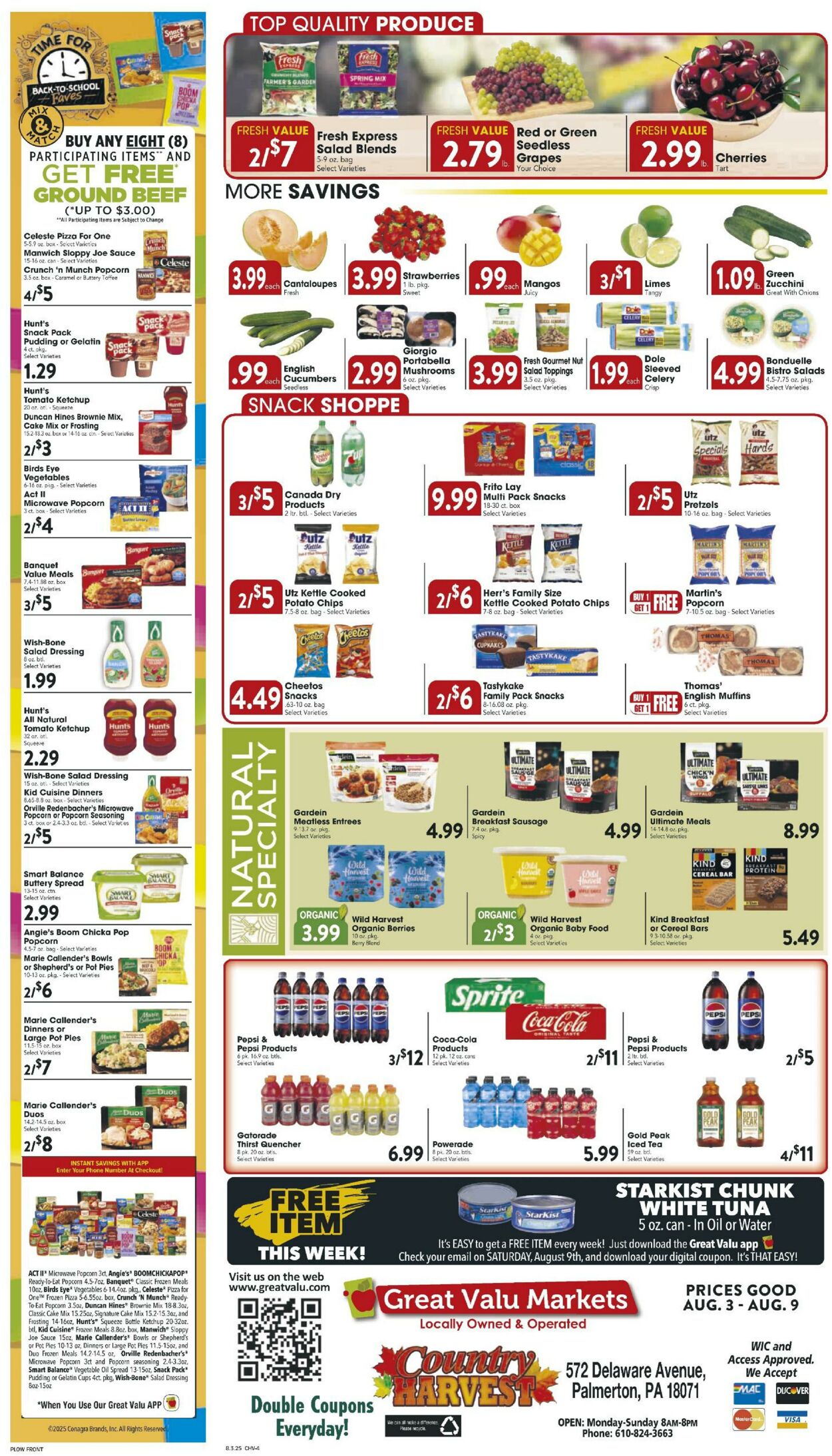 Weekly ad Farm Fresh 08/03/2025 - 08/09/2025