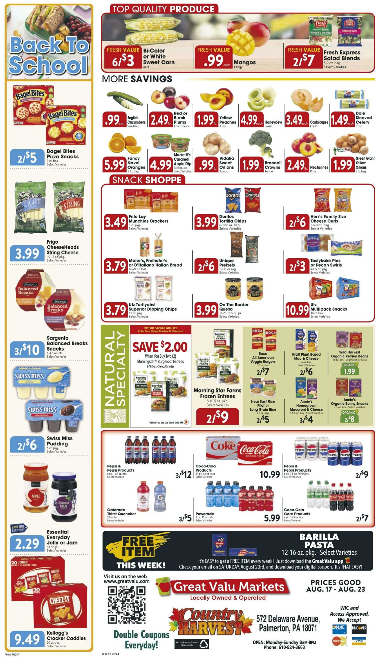 Weekly ad Farm Fresh 08/17/2025 - 08/23/2025