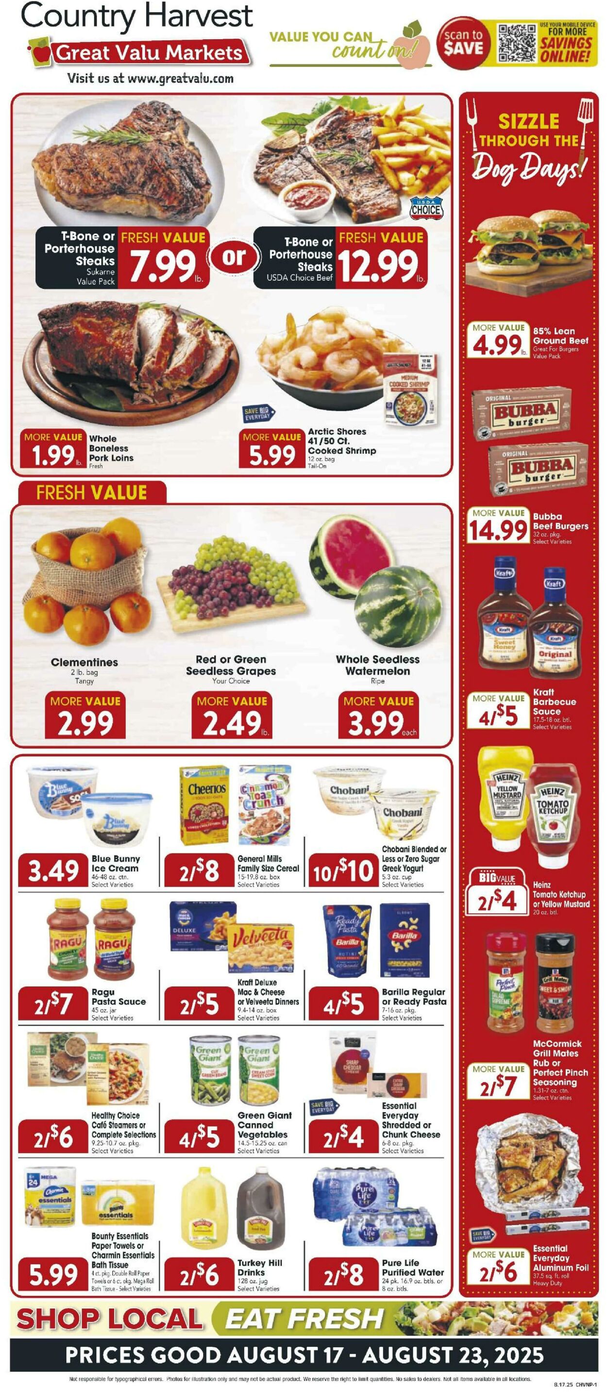 Weekly ad Farm Fresh 08/17/2025 - 08/23/2025