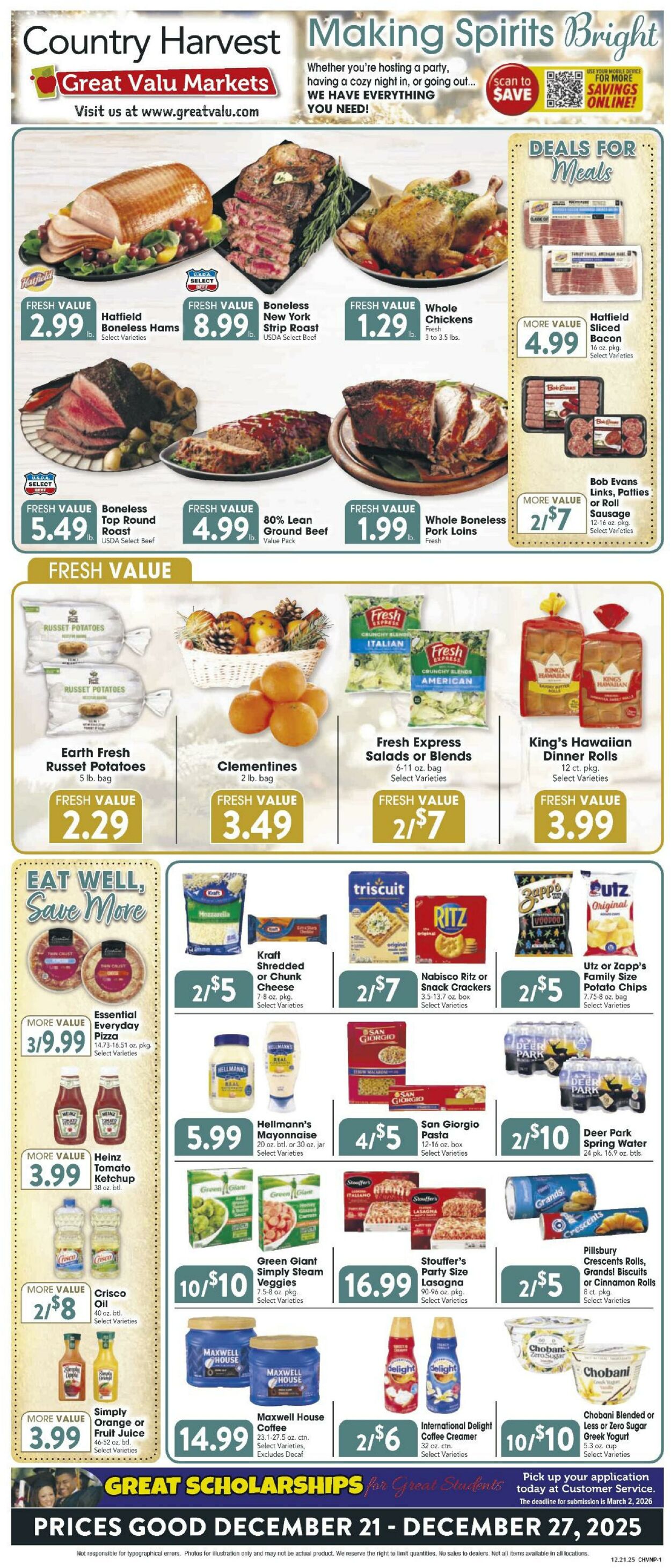 Weekly ad Farm Fresh 12/21/2025 - 12/27/2025