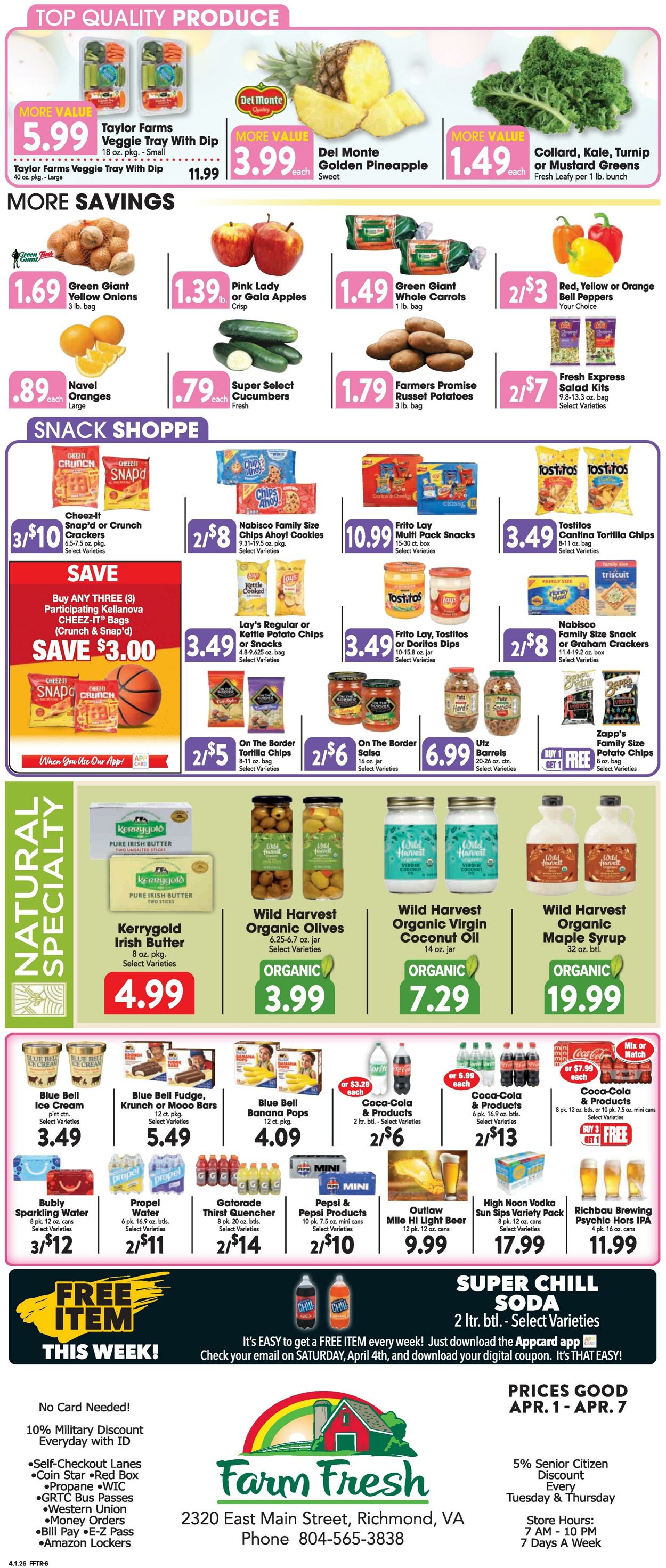 Weekly ad Farm Fresh 04/01/2026 - 04/07/2026