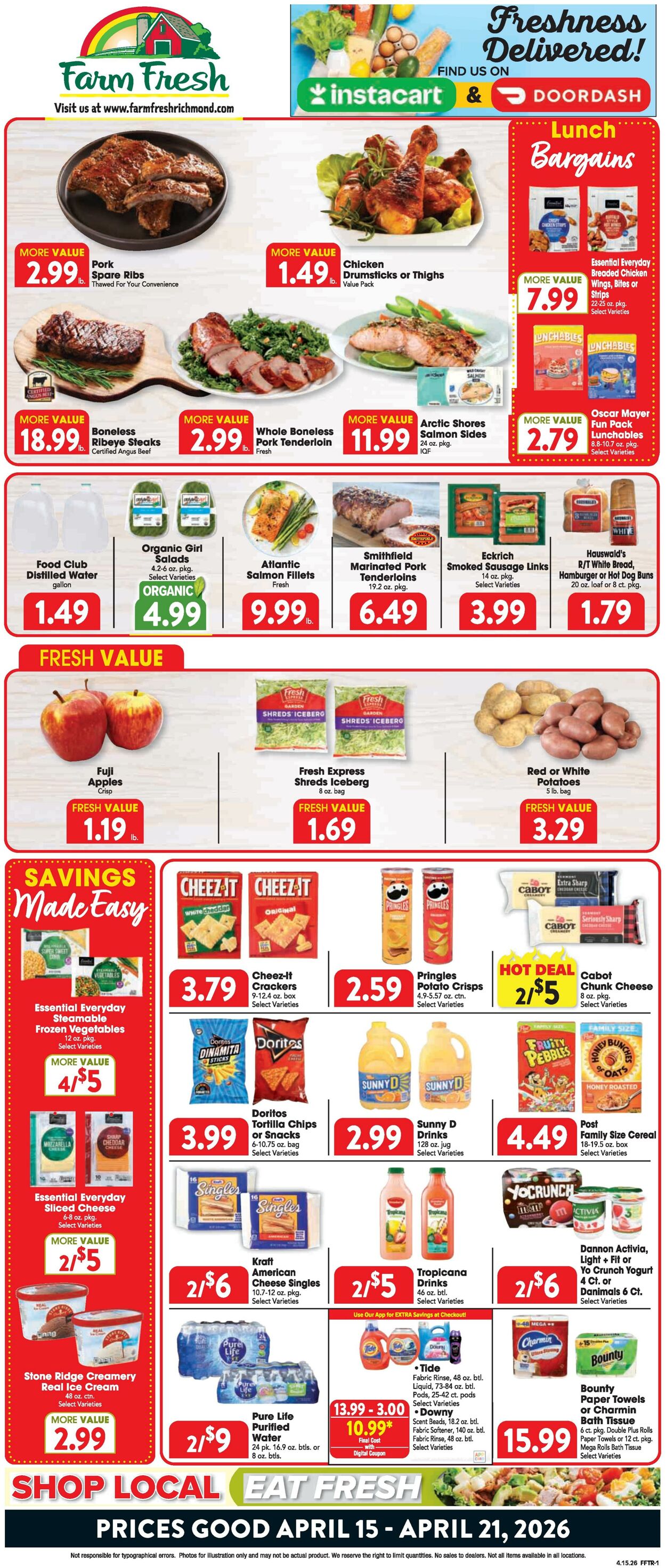Weekly ad Farm Fresh 04/15/2026 - 04/21/2026