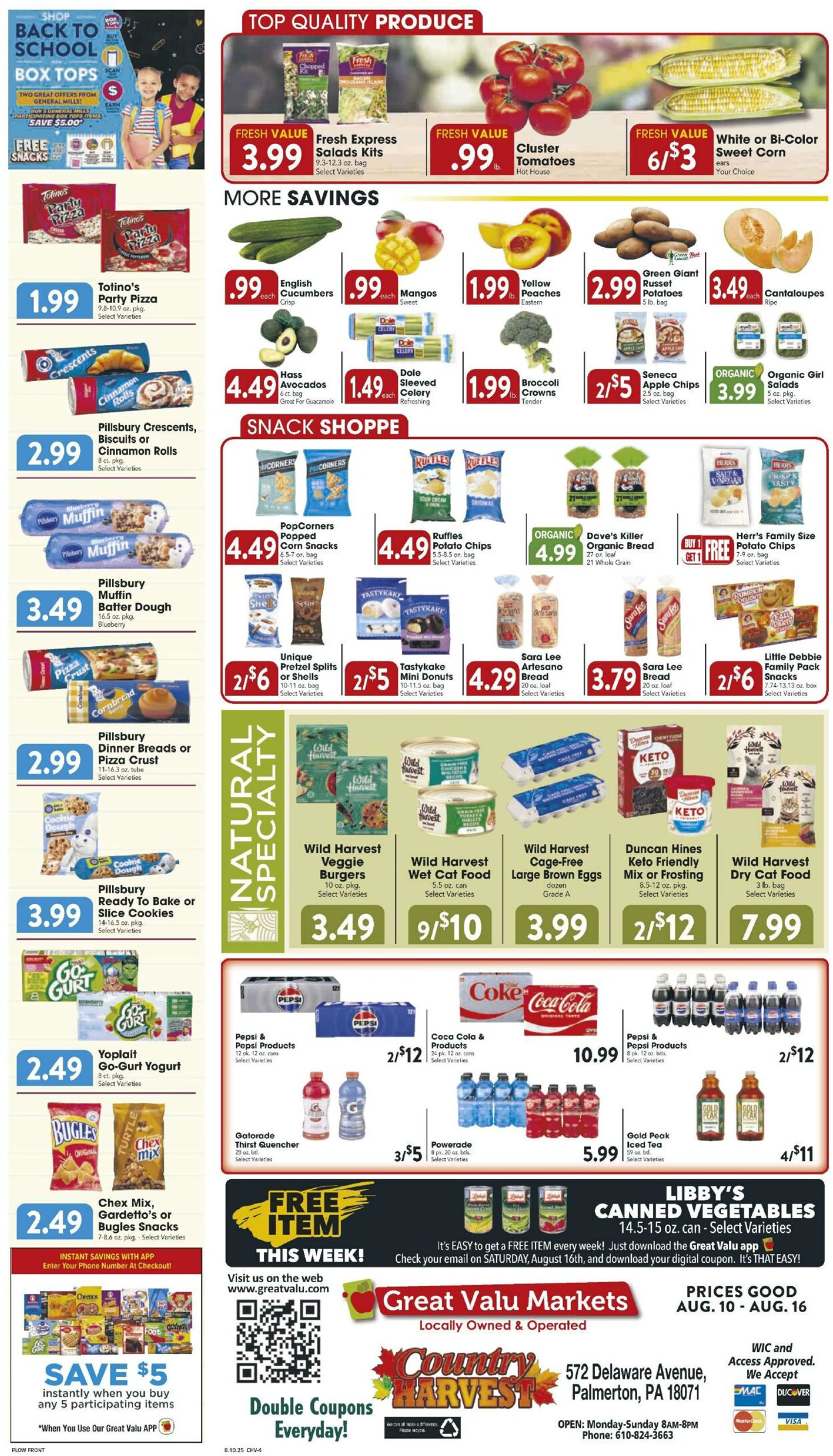 Weekly ad Farm Fresh 08/10/2025 - 08/16/2025
