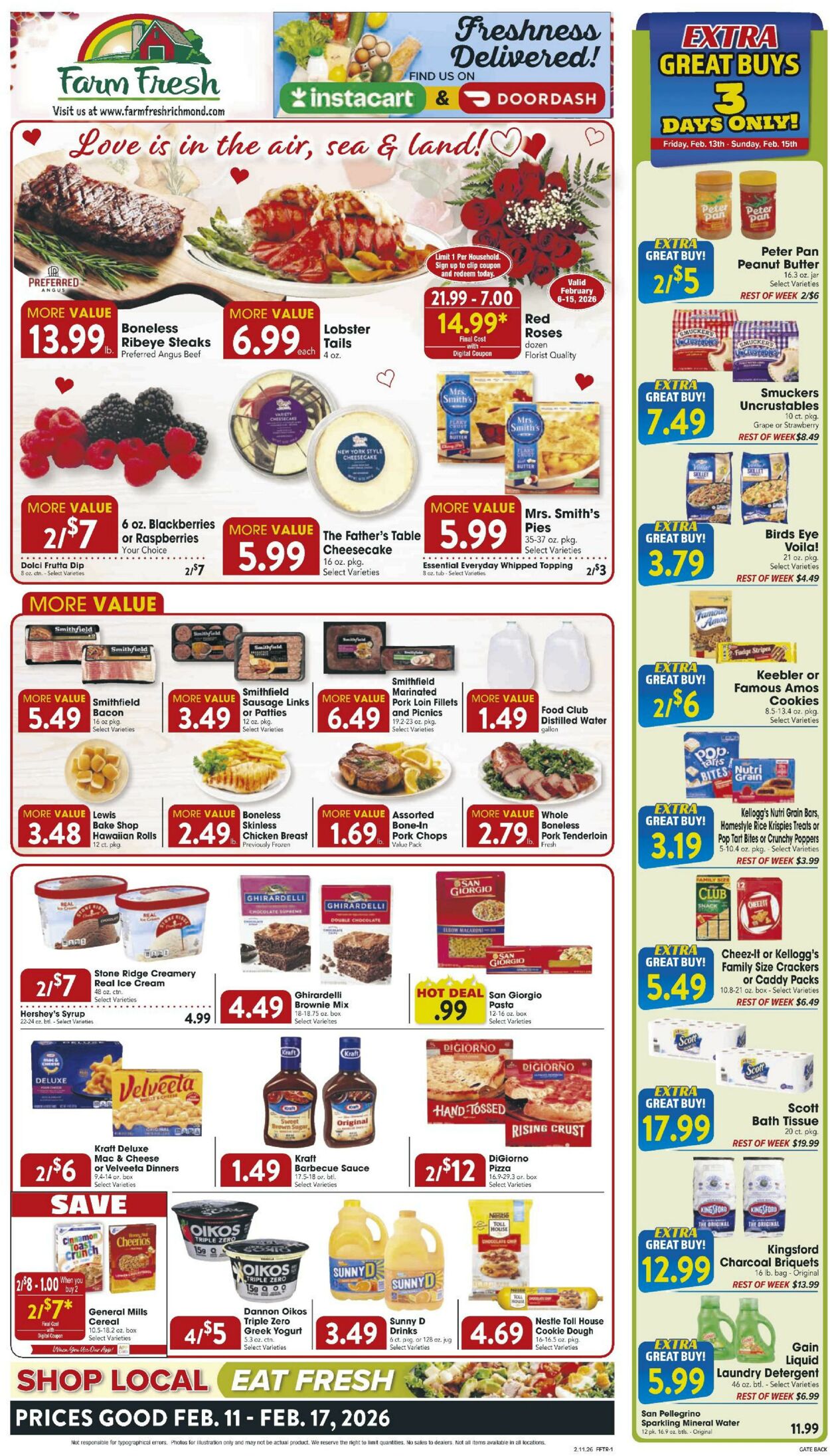 Weekly ad Farm Fresh 02/11/2026 - 02/17/2026