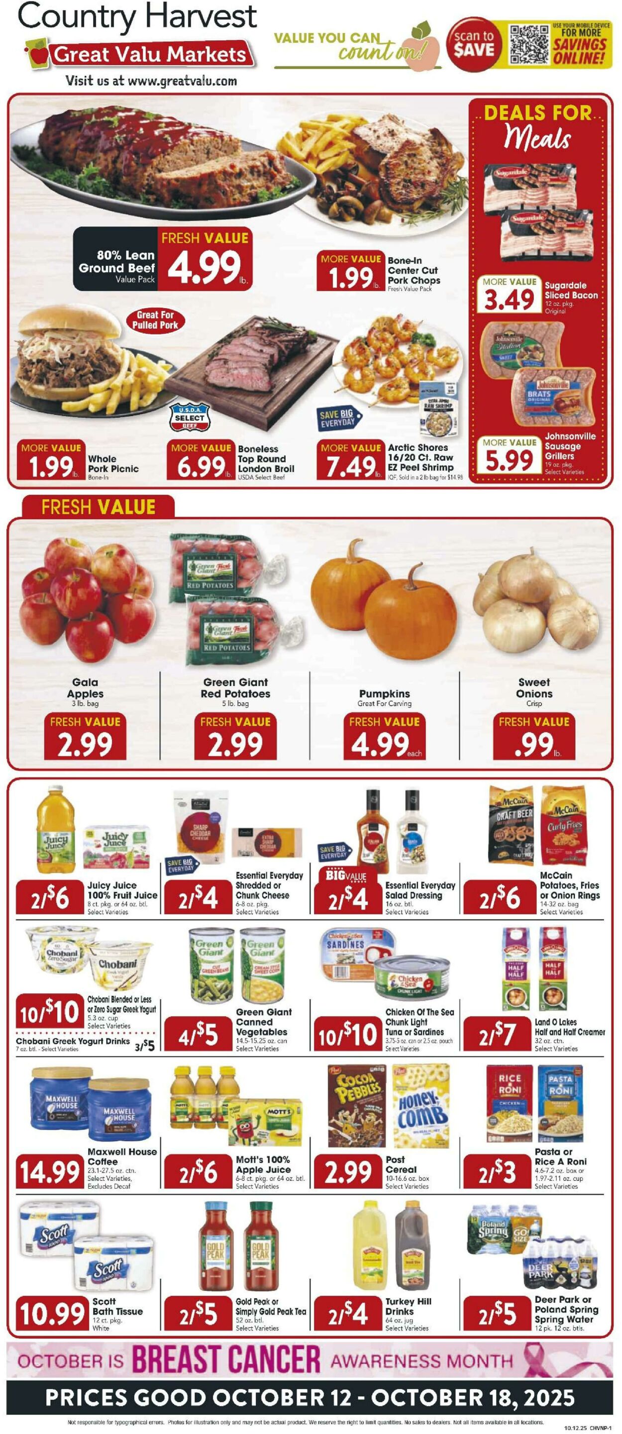 Weekly ad Farm Fresh 10/12/2025 - 10/18/2025