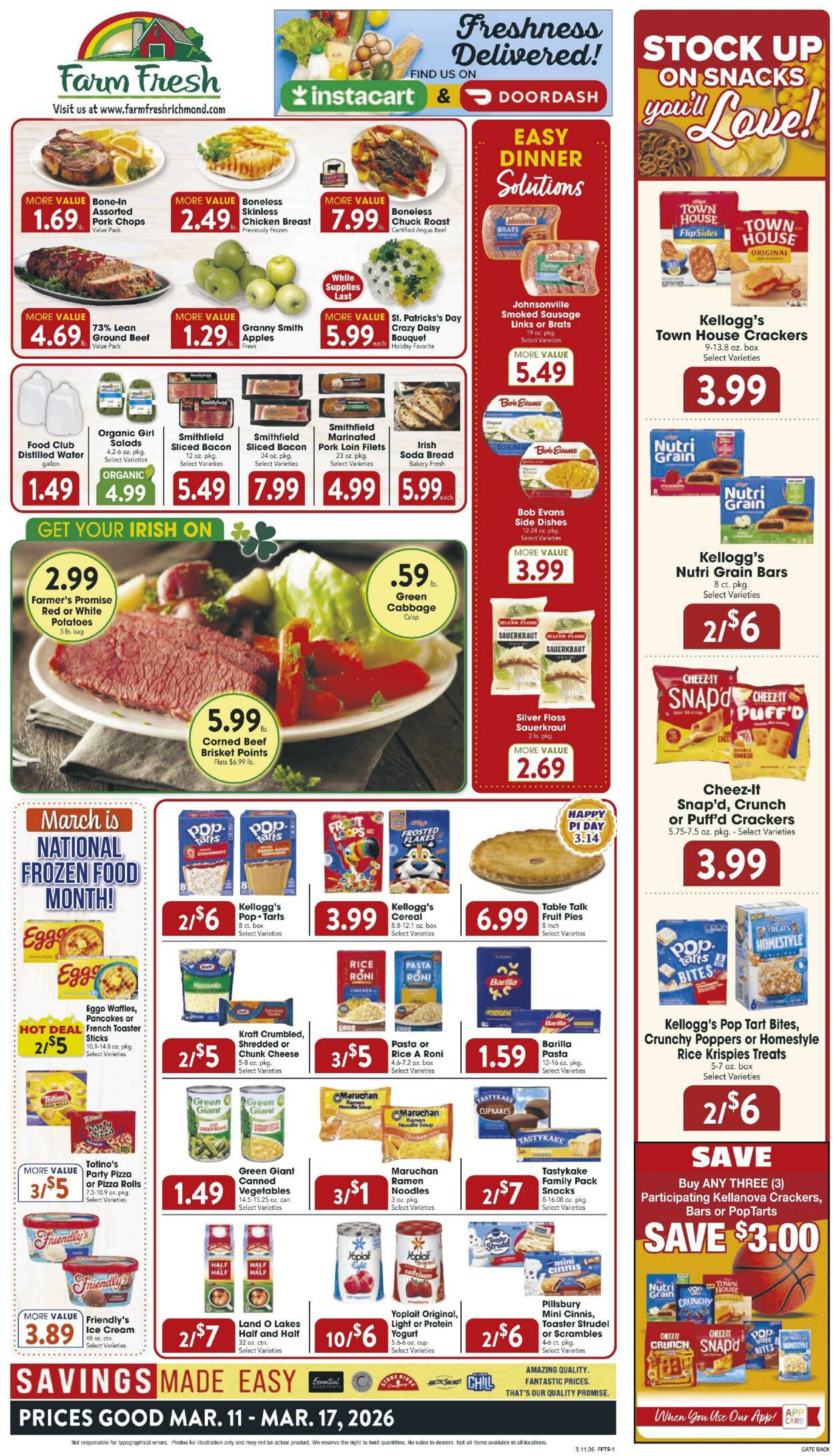 Weekly ad Farm Fresh 03/11/2026 - 03/17/2026