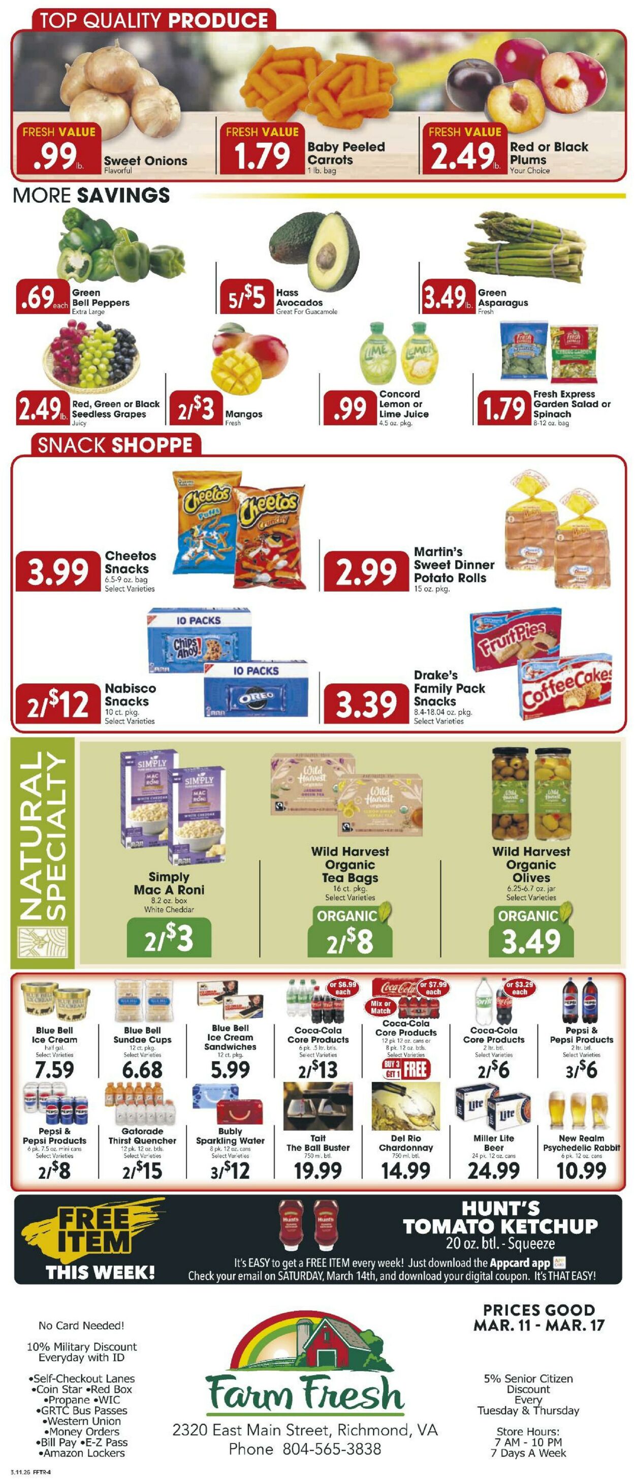 Weekly ad Farm Fresh 03/11/2026 - 03/17/2026