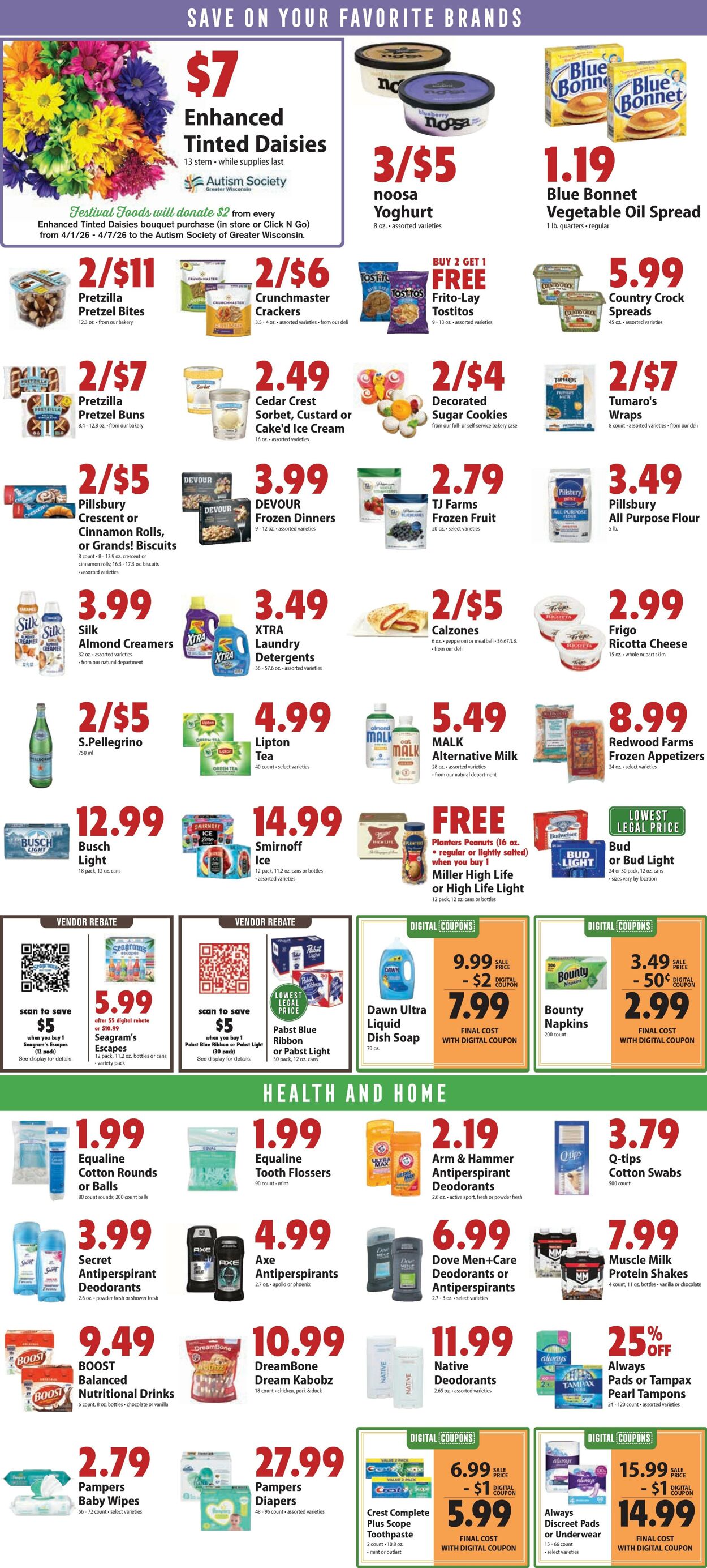 Weekly ad Festival Foods 04/01/2026 - 04/07/2026
