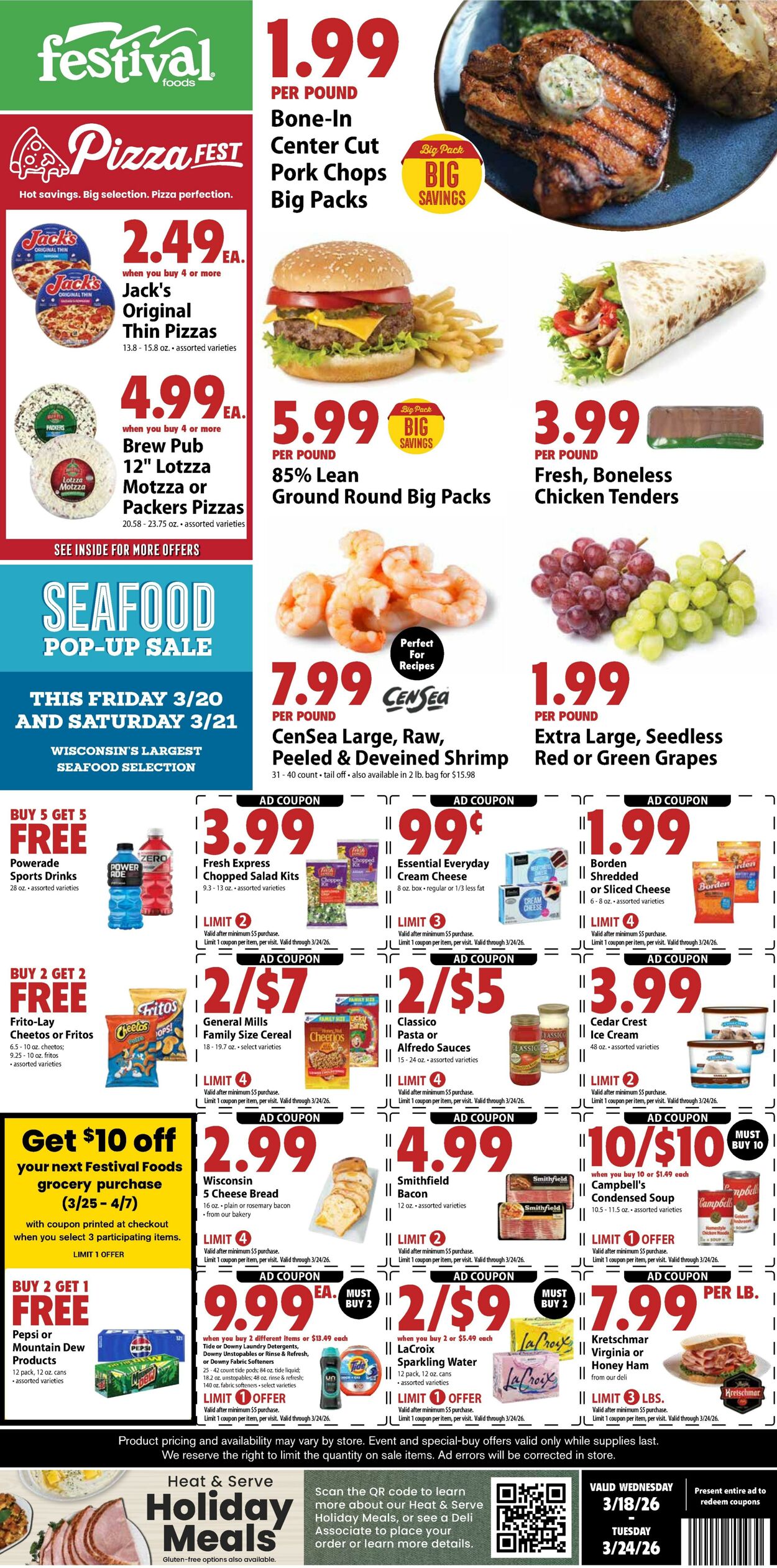 Weekly ad Festival Foods 03/18/2026 - 03/24/2026