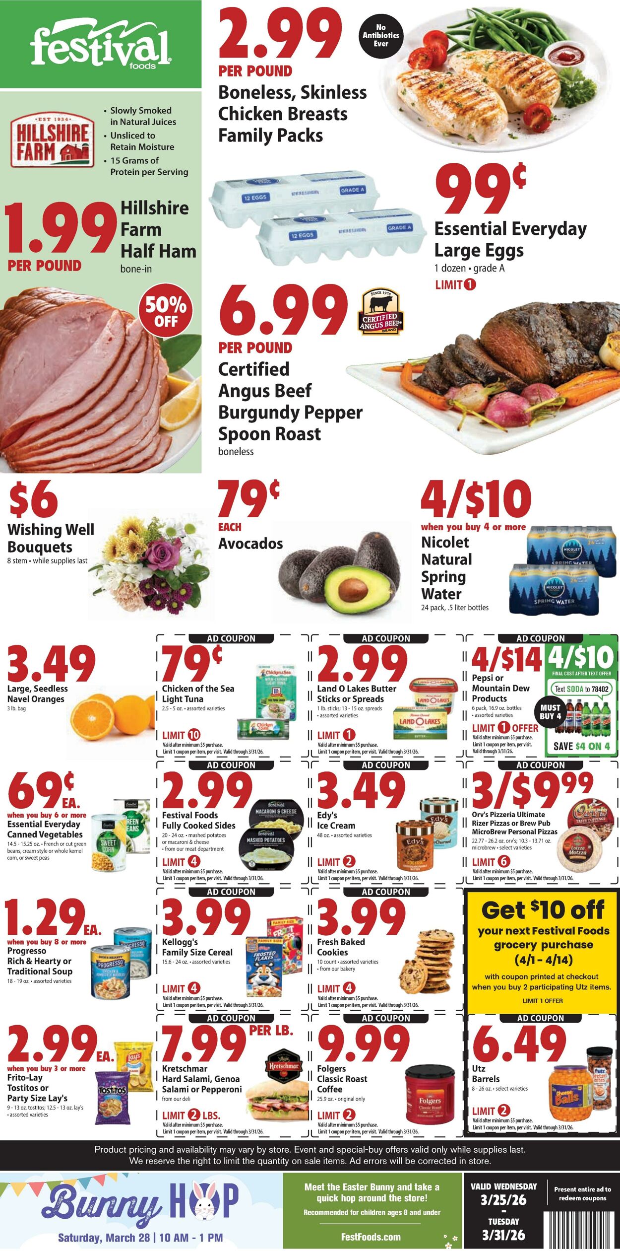 Weekly ad Festival Foods 03/25/2026 - 03/31/2026