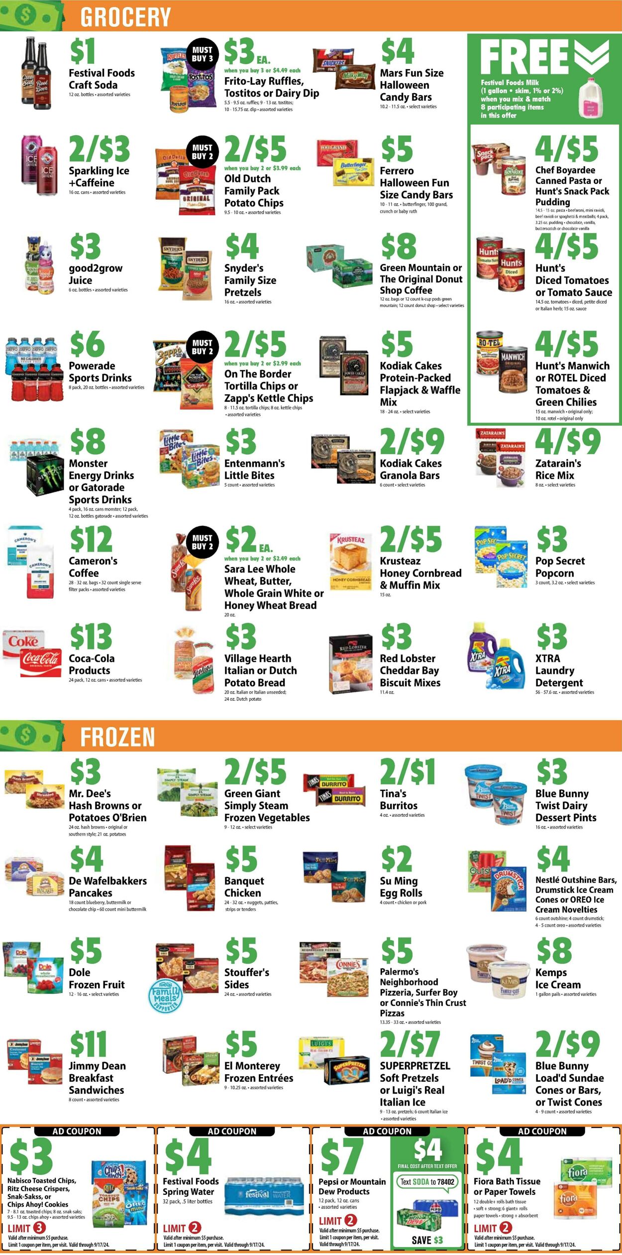 Weekly ad Festival Foods 09/11/2024 - 09/17/2024