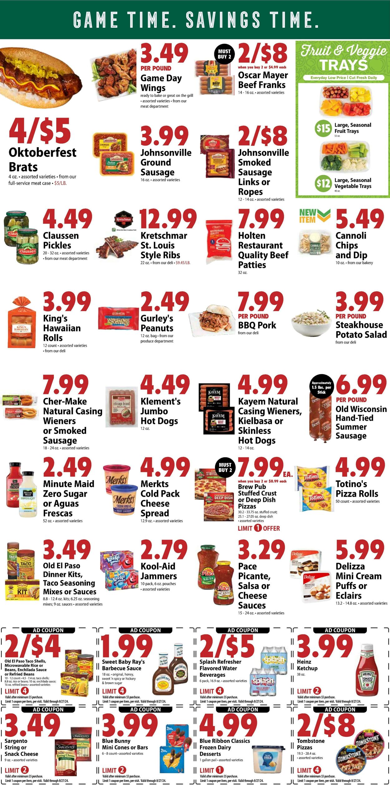 Weekly ad Festival Foods 08/21/2024 - 08/27/2024