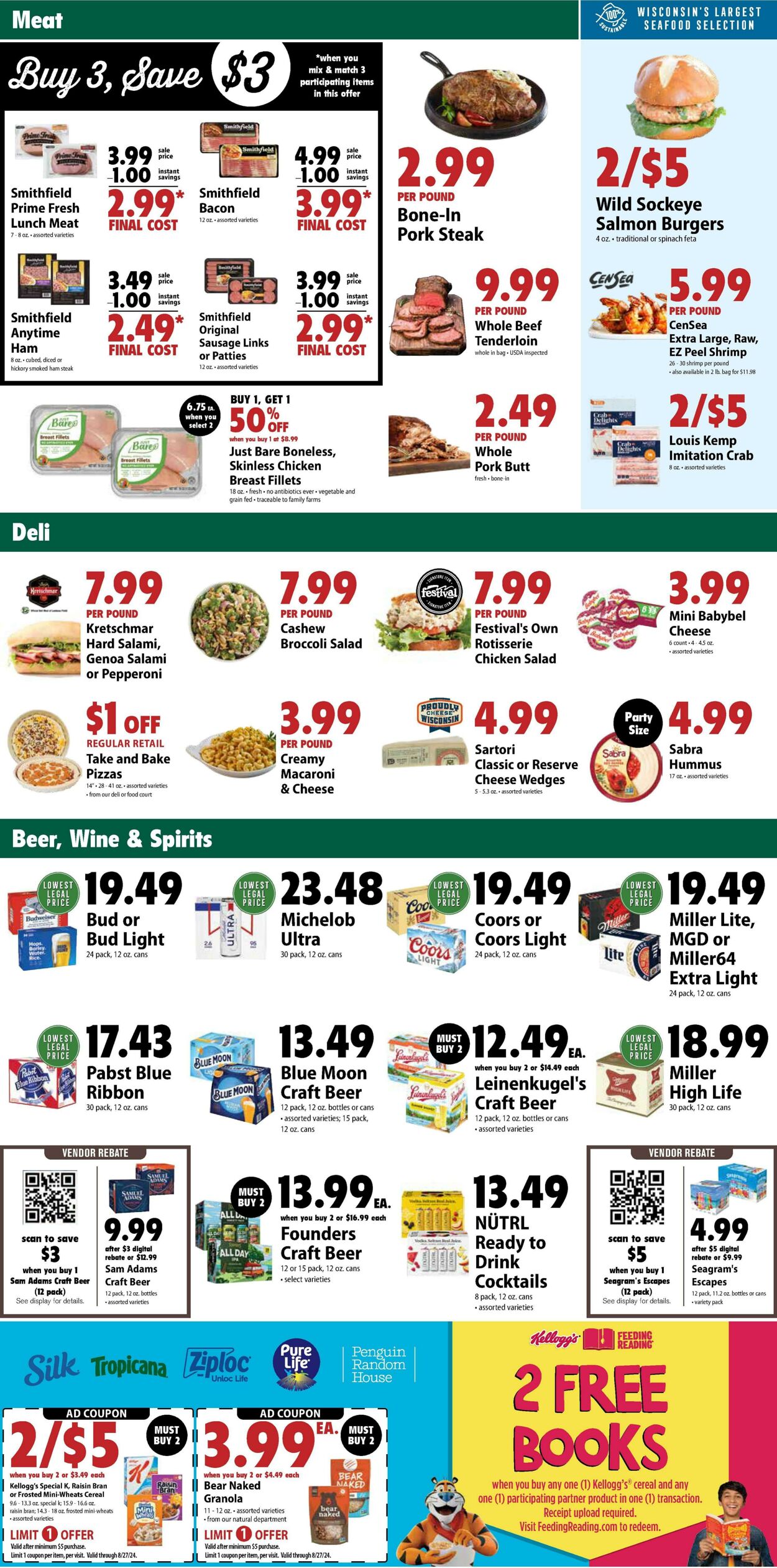 Weekly ad Festival Foods 08/21/2024 - 08/27/2024