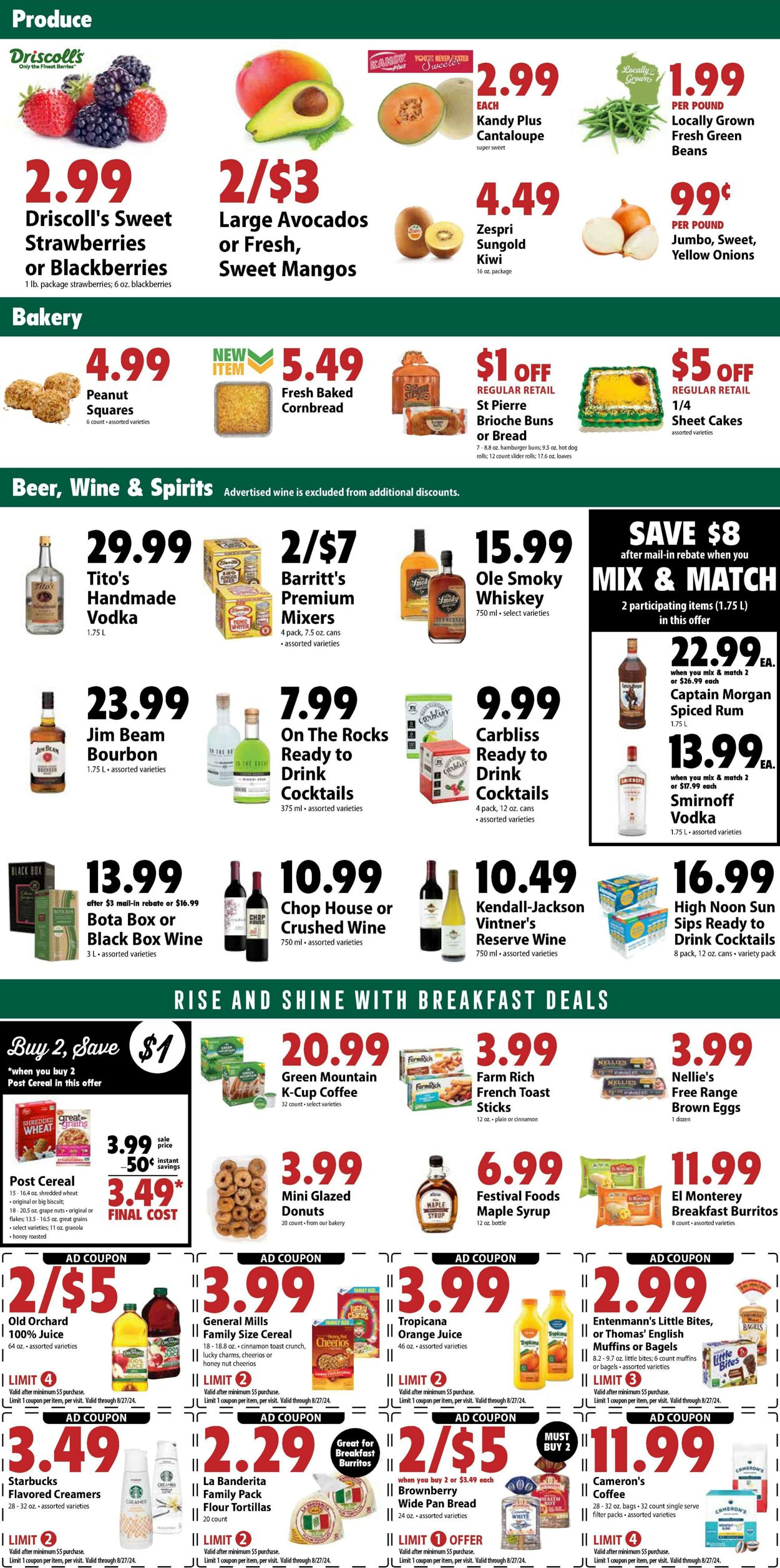 Weekly ad Festival Foods 08/21/2024 - 08/27/2024