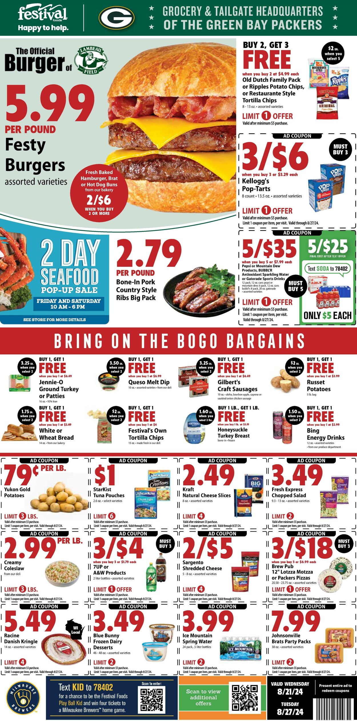 Weekly ad Festival Foods 08/21/2024 - 08/27/2024