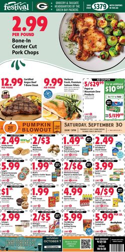 Weekly ad Festival Foods 09/27/2023 - 10/03/2023