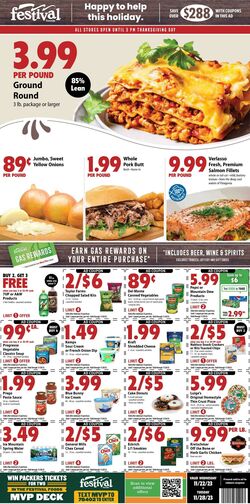 Weekly ad Festival Foods 11/15/2023 - 11/21/2023