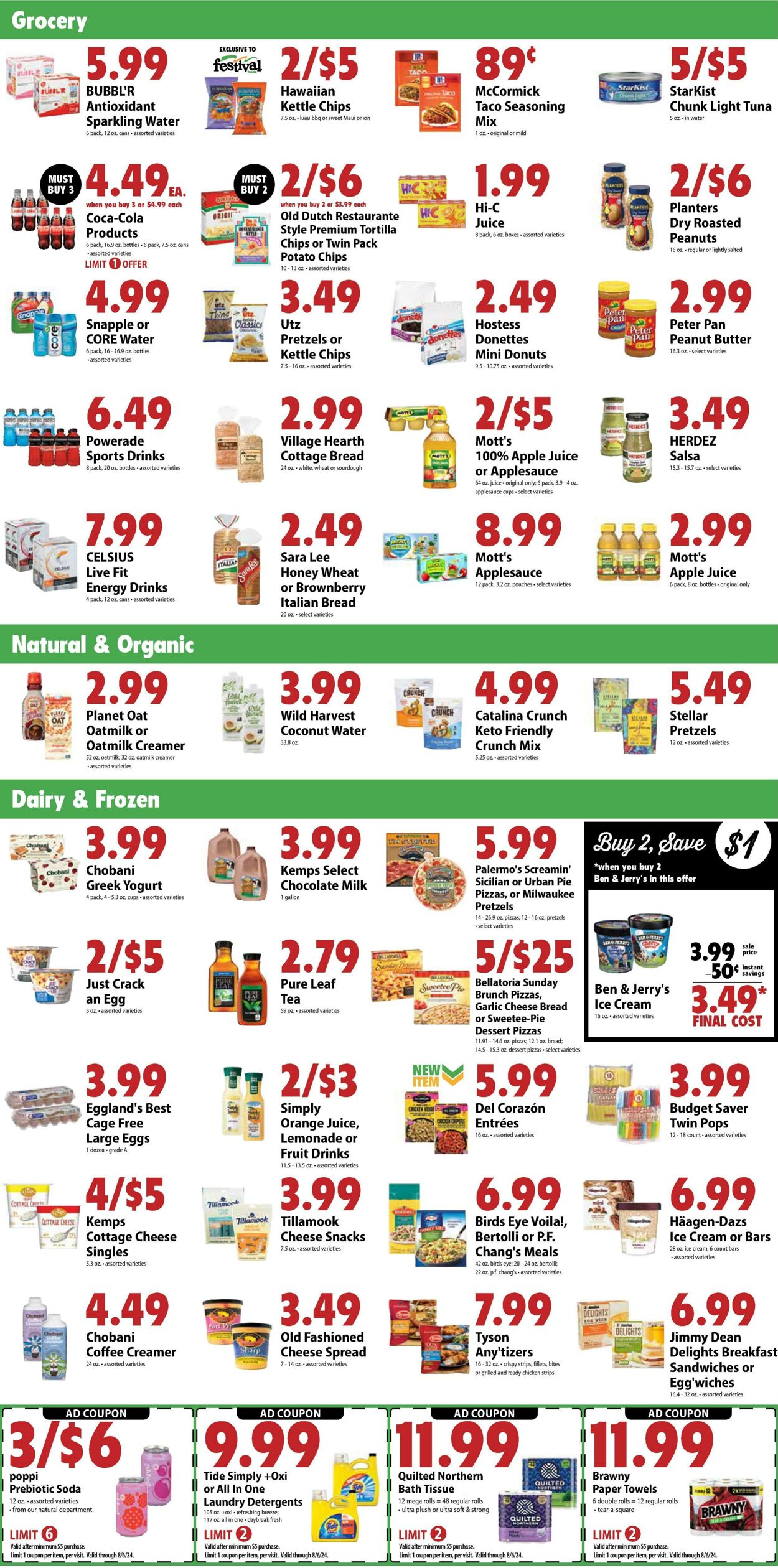 Weekly ad Festival Foods 07/31/2024 - 08/06/2024