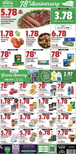 Weekly ad Festival Foods 10/30/2024 - 11/05/2024