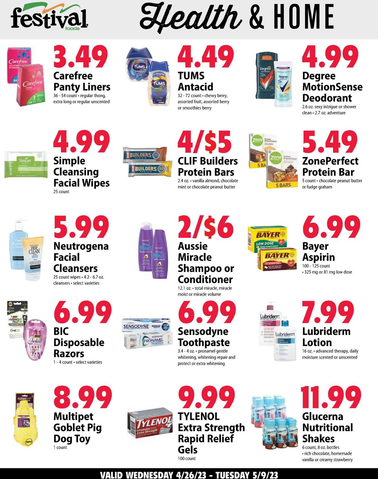 Weekly ad Festival Foods 04/26/2023 - 05/02/2023