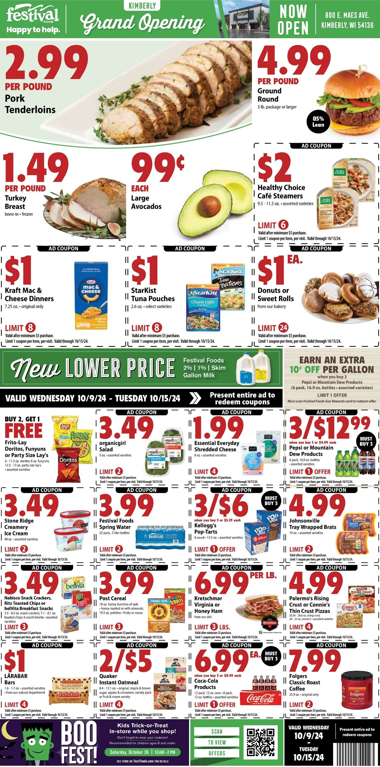 Weekly ad Festival Foods 10/09/2024 - 10/15/2024