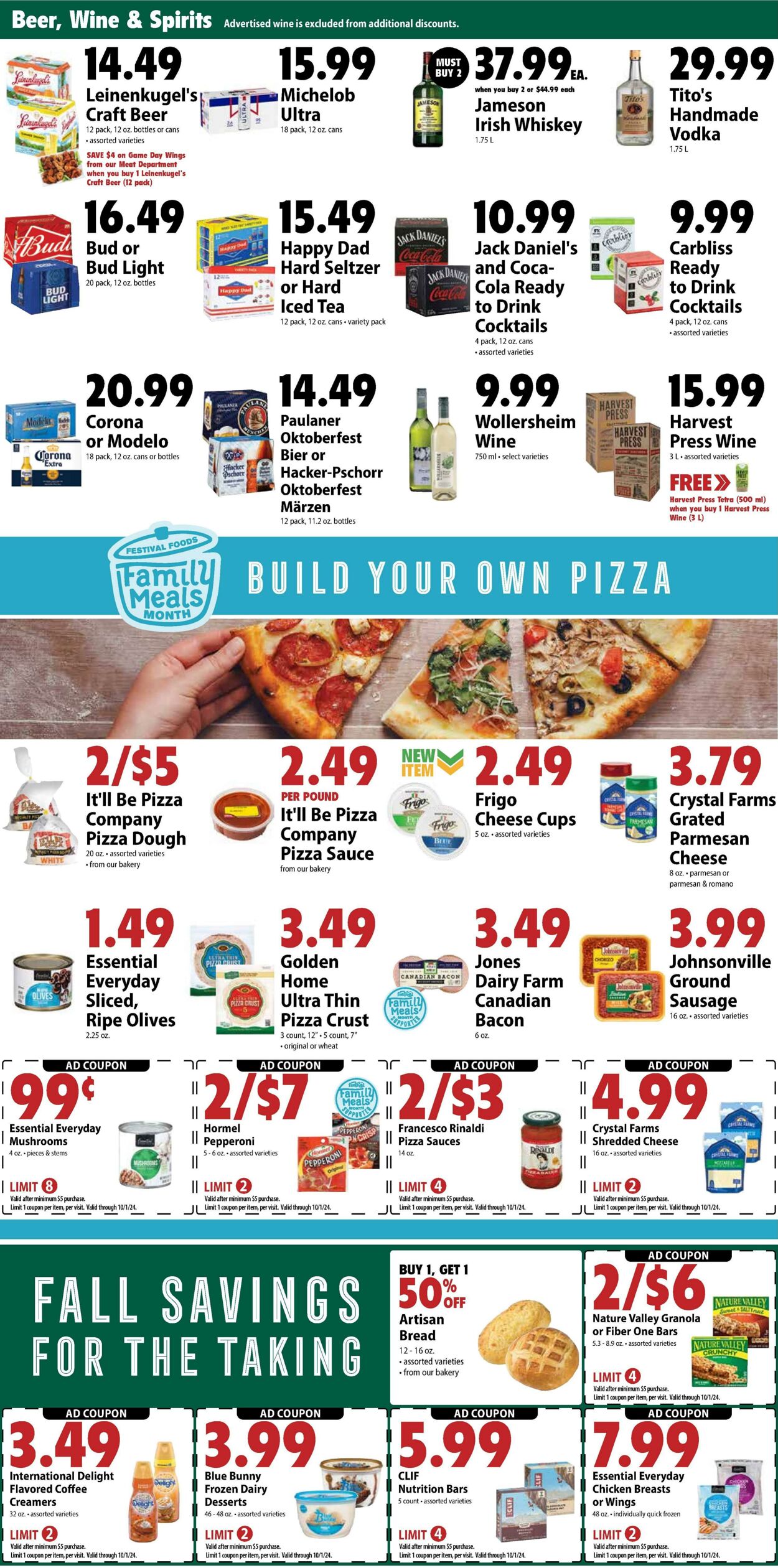 Weekly ad Festival Foods 09/25/2024 - 10/01/2024