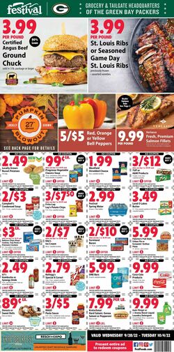 Weekly ad Festival Foods 09/28/2022-10/04/2022