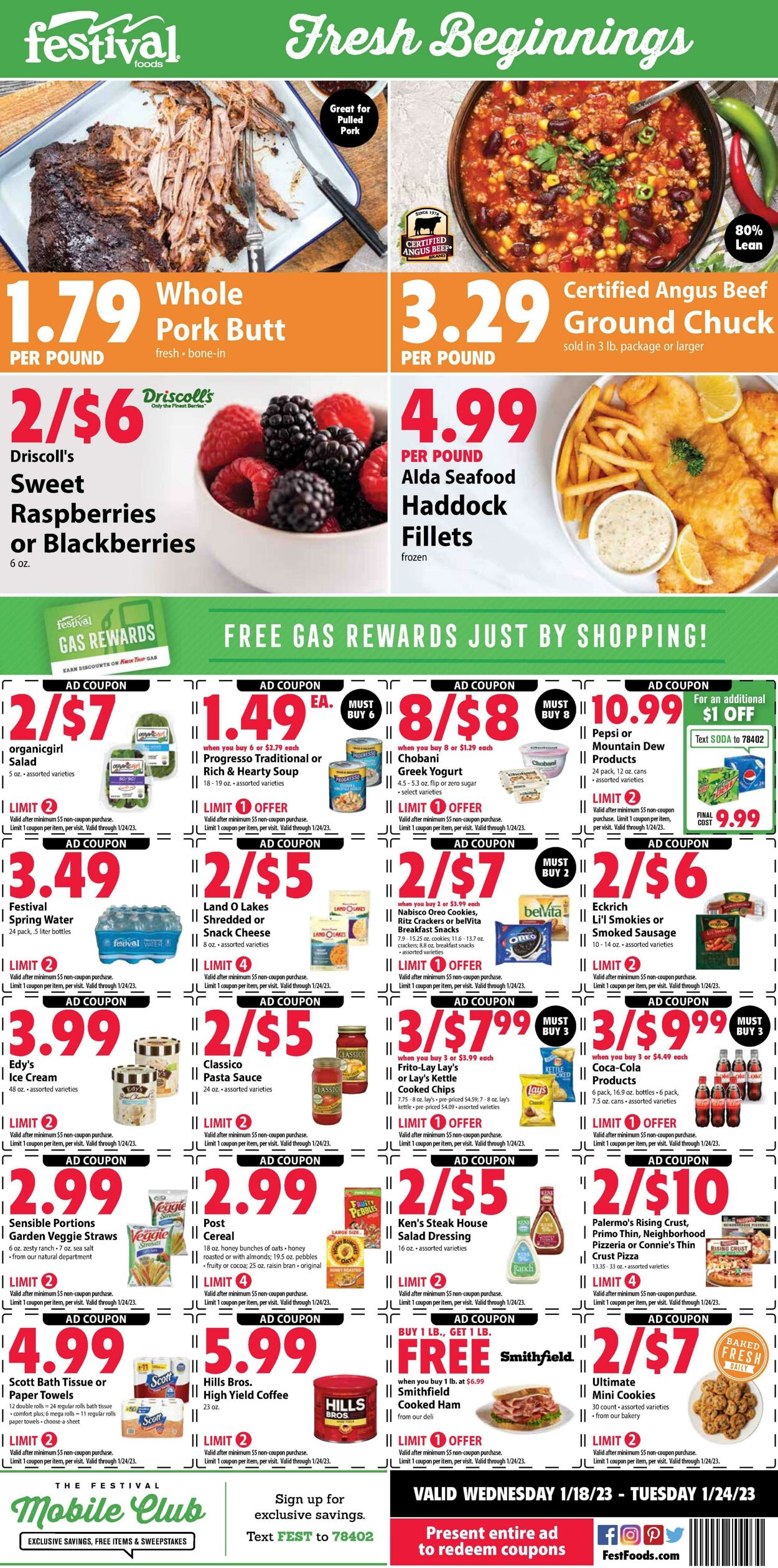 Weekly ad Festival Foods 01/18/2023 - 01/24/2023