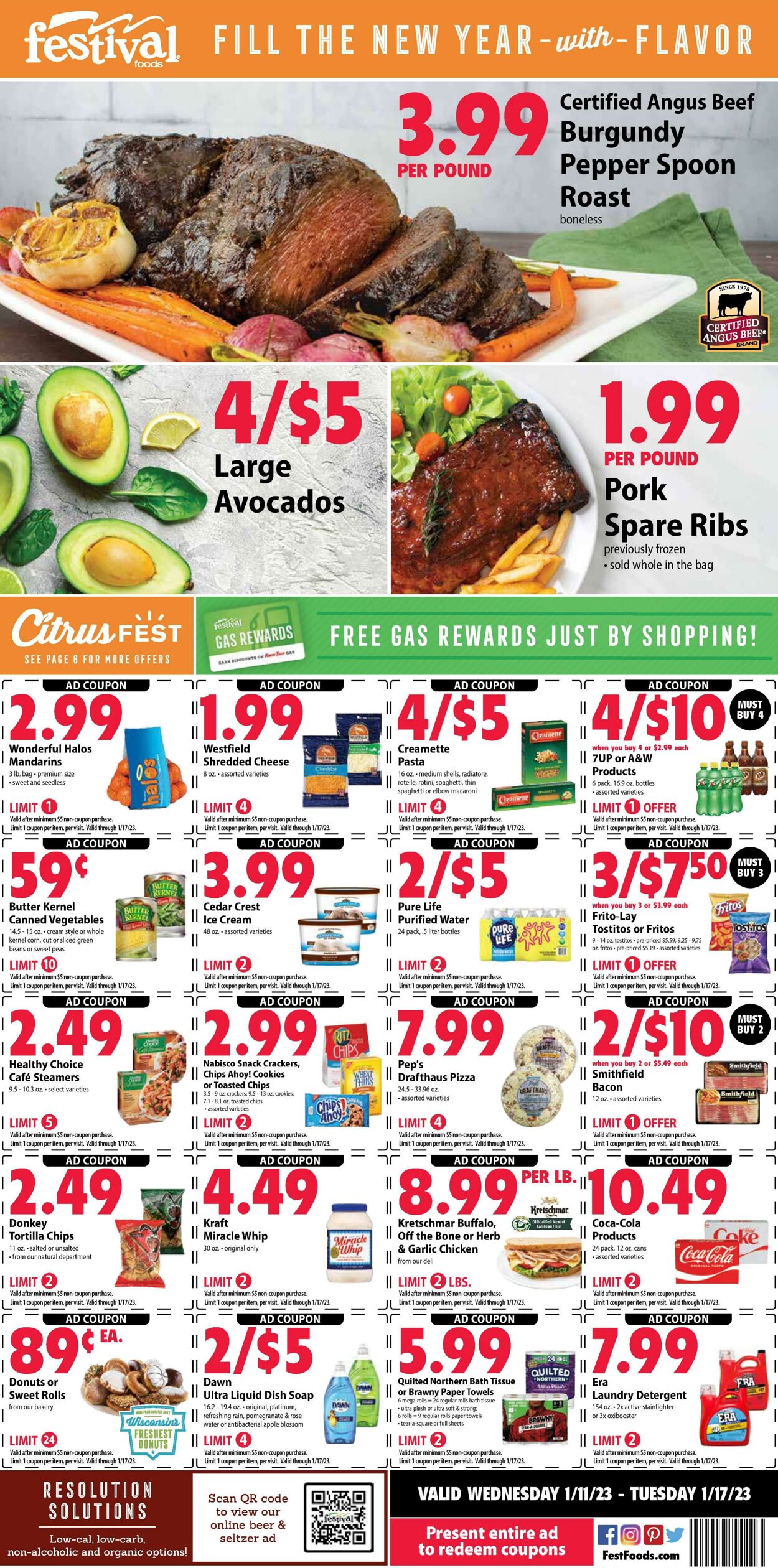 Weekly ad Festival Foods 01/11/2023-01/17/2023