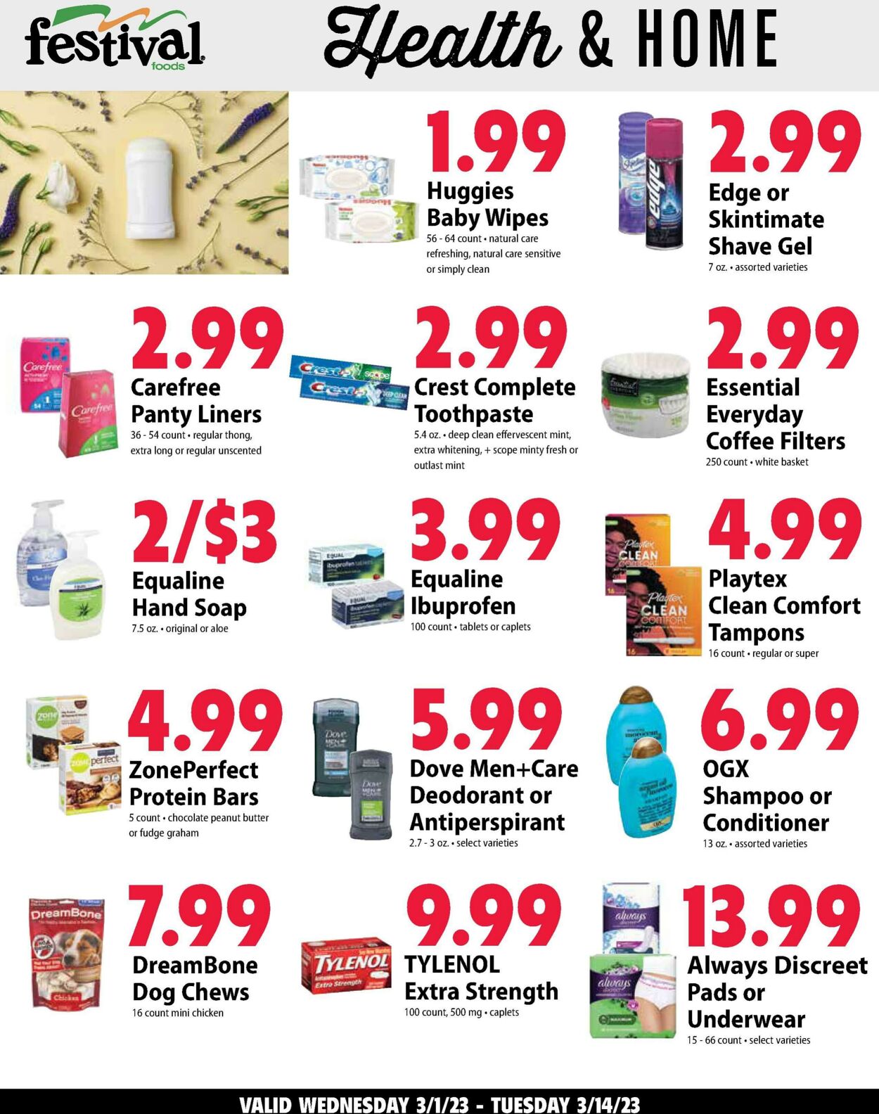 Weekly ad Festival Foods 03/08/2023 - 03/14/2023