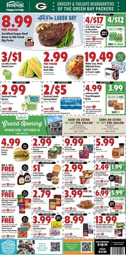 Weekly ad Festival Foods 08/14/2024 - 08/20/2024