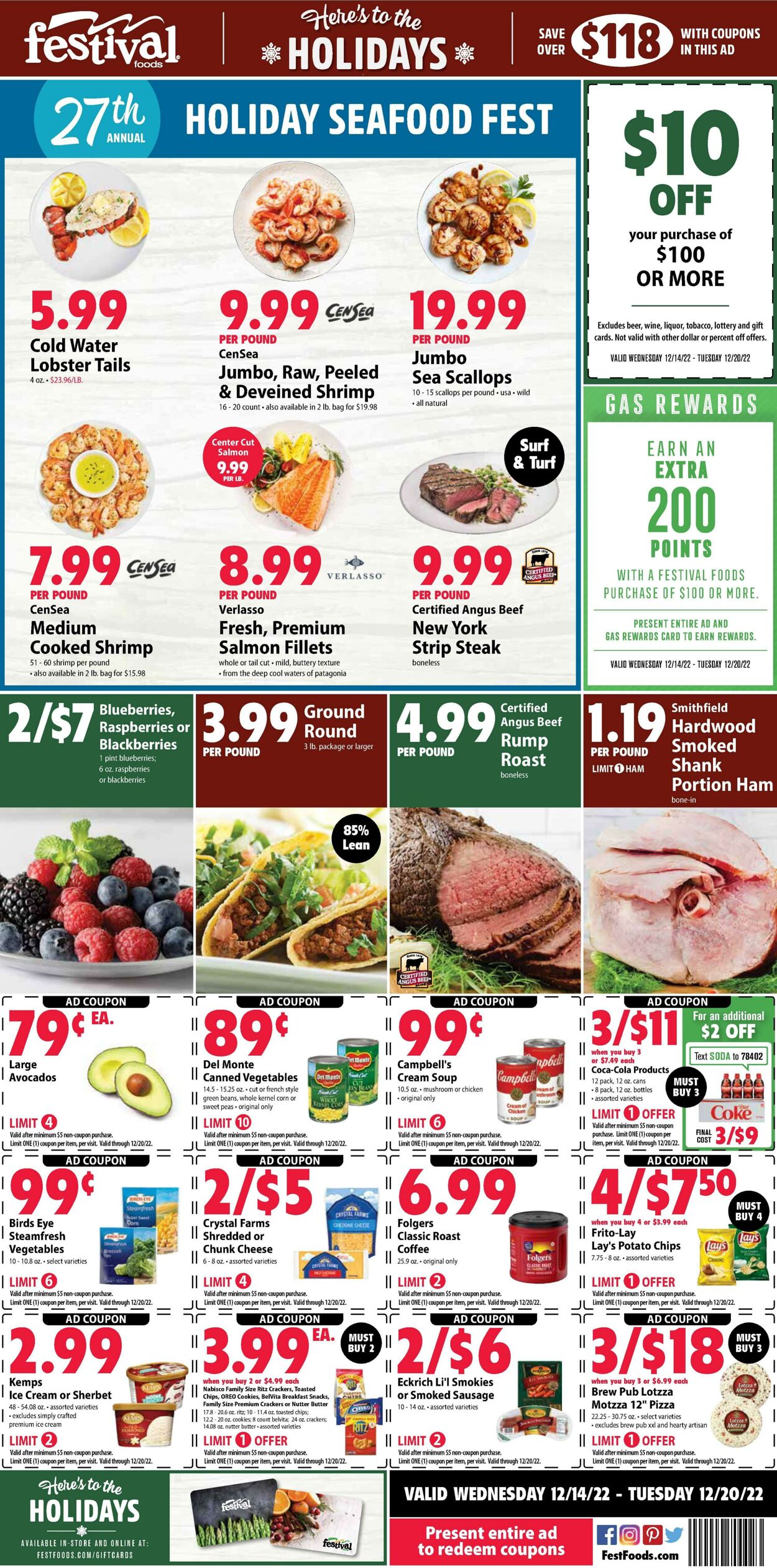 Weekly ad Festival Foods 12/14/2022 - 12/20/2022