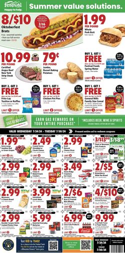 Weekly ad Festival Foods 07/24/2024 - 07/30/2024