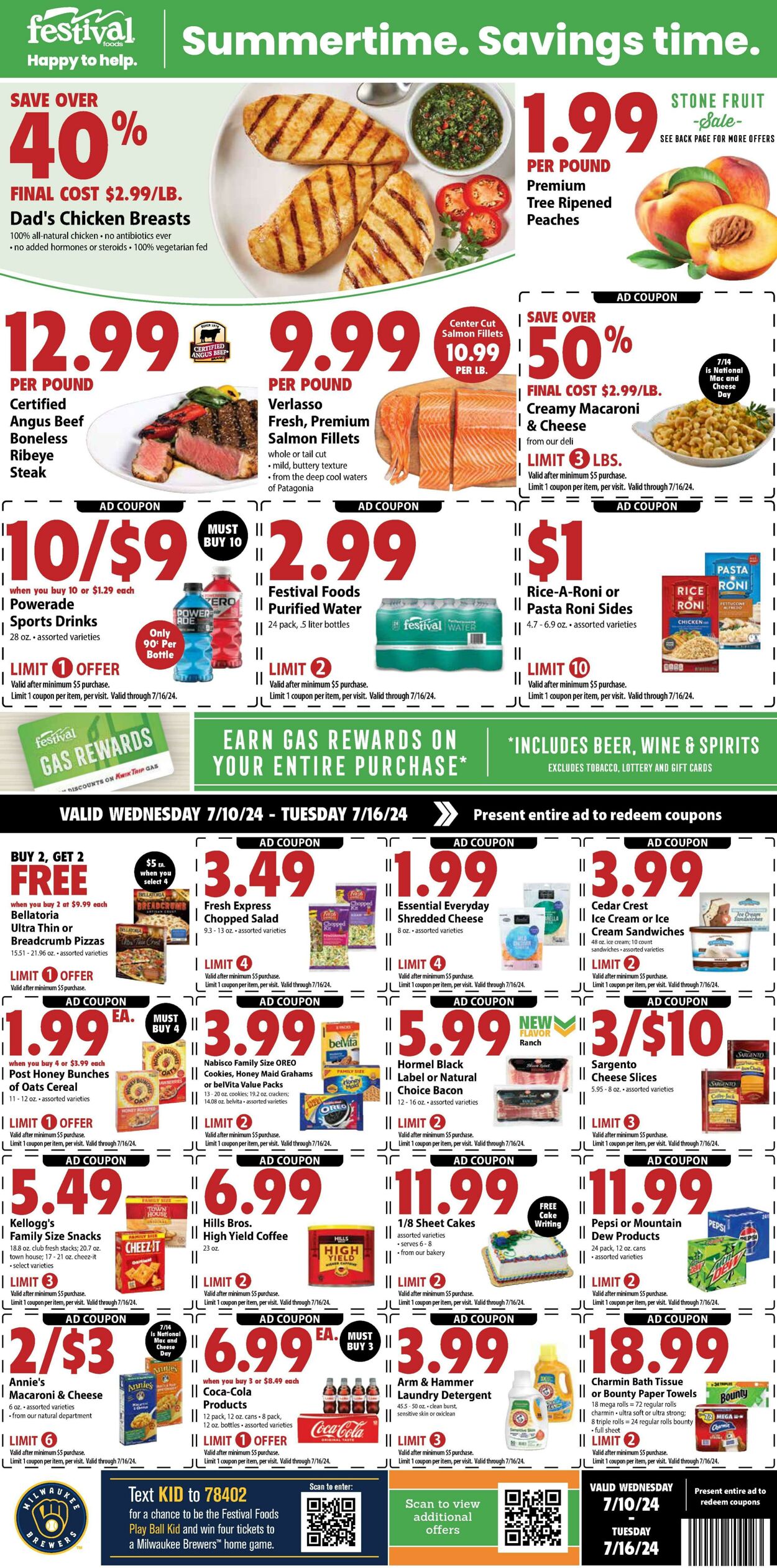 Weekly ad Festival Foods 07/10/2024 - 07/16/2024