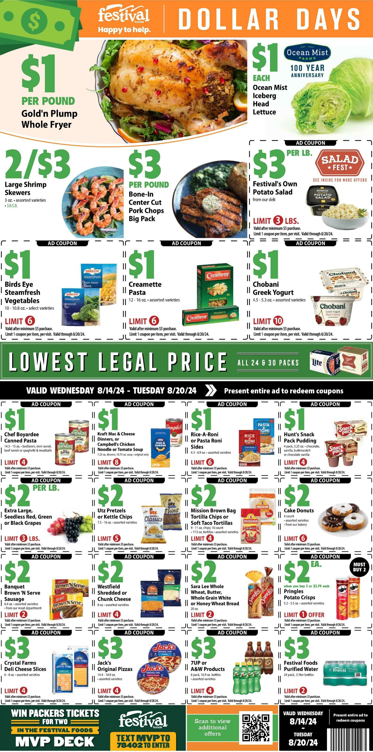 Weekly ad Festival Foods 08/14/2024 - 08/20/2024