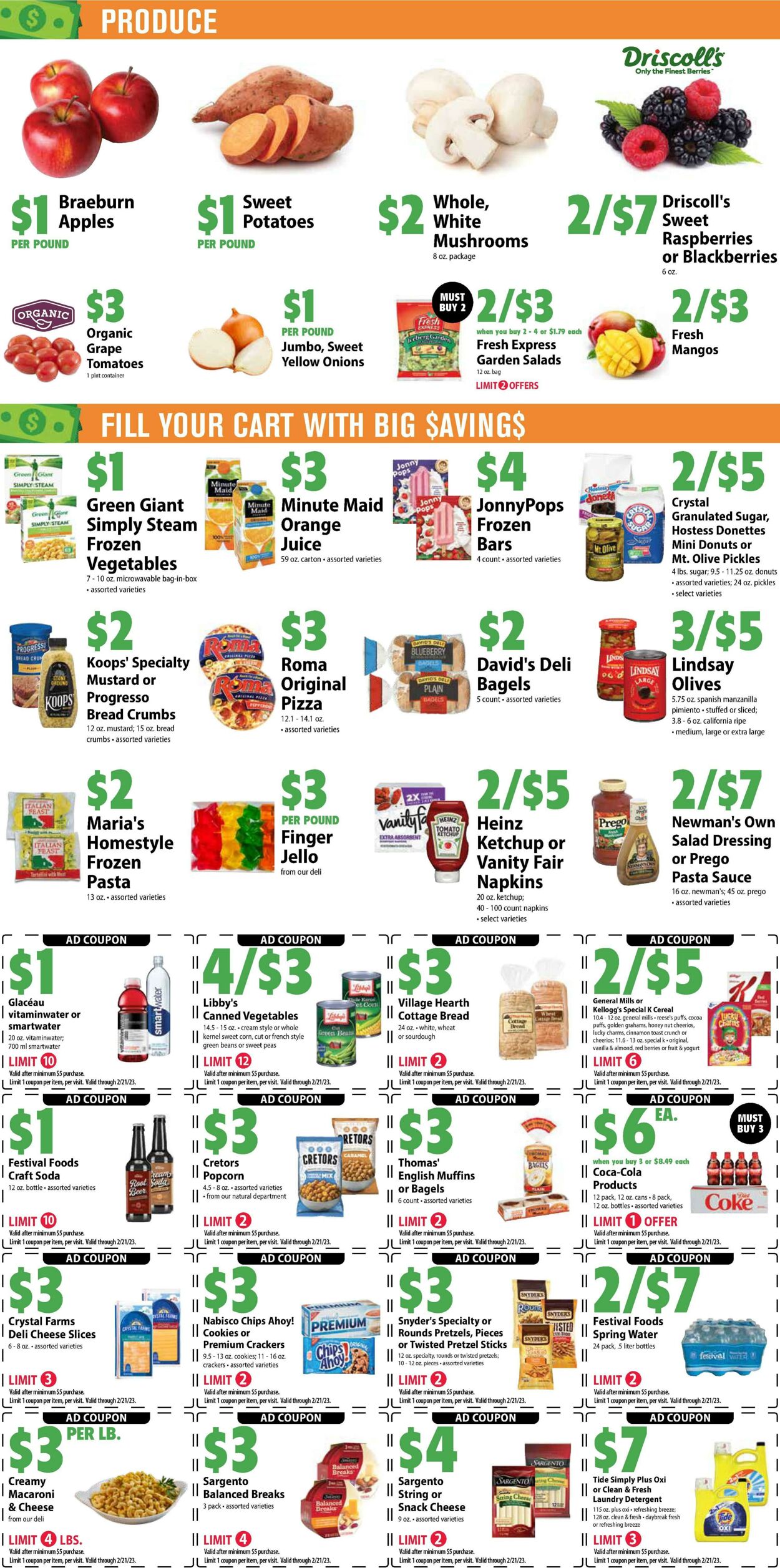 Weekly ad Festival Foods 02/15/2023 - 02/21/2023