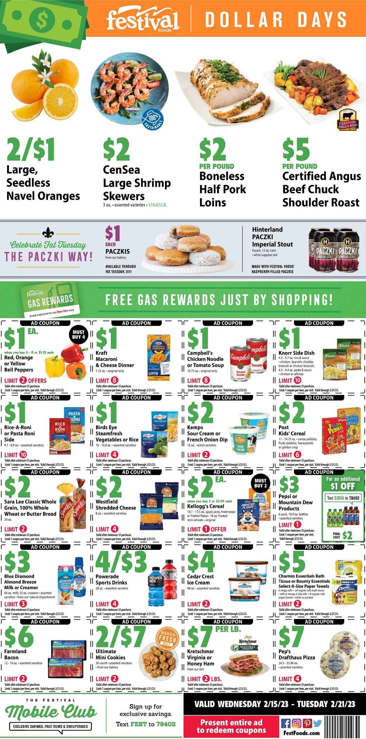 Weekly ad Festival Foods 02/15/2023 - 02/21/2023