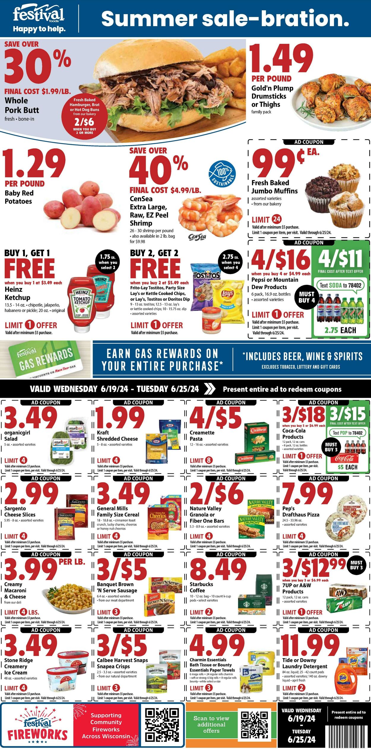 Weekly ad Festival Foods 06/19/2024 - 06/25/2024