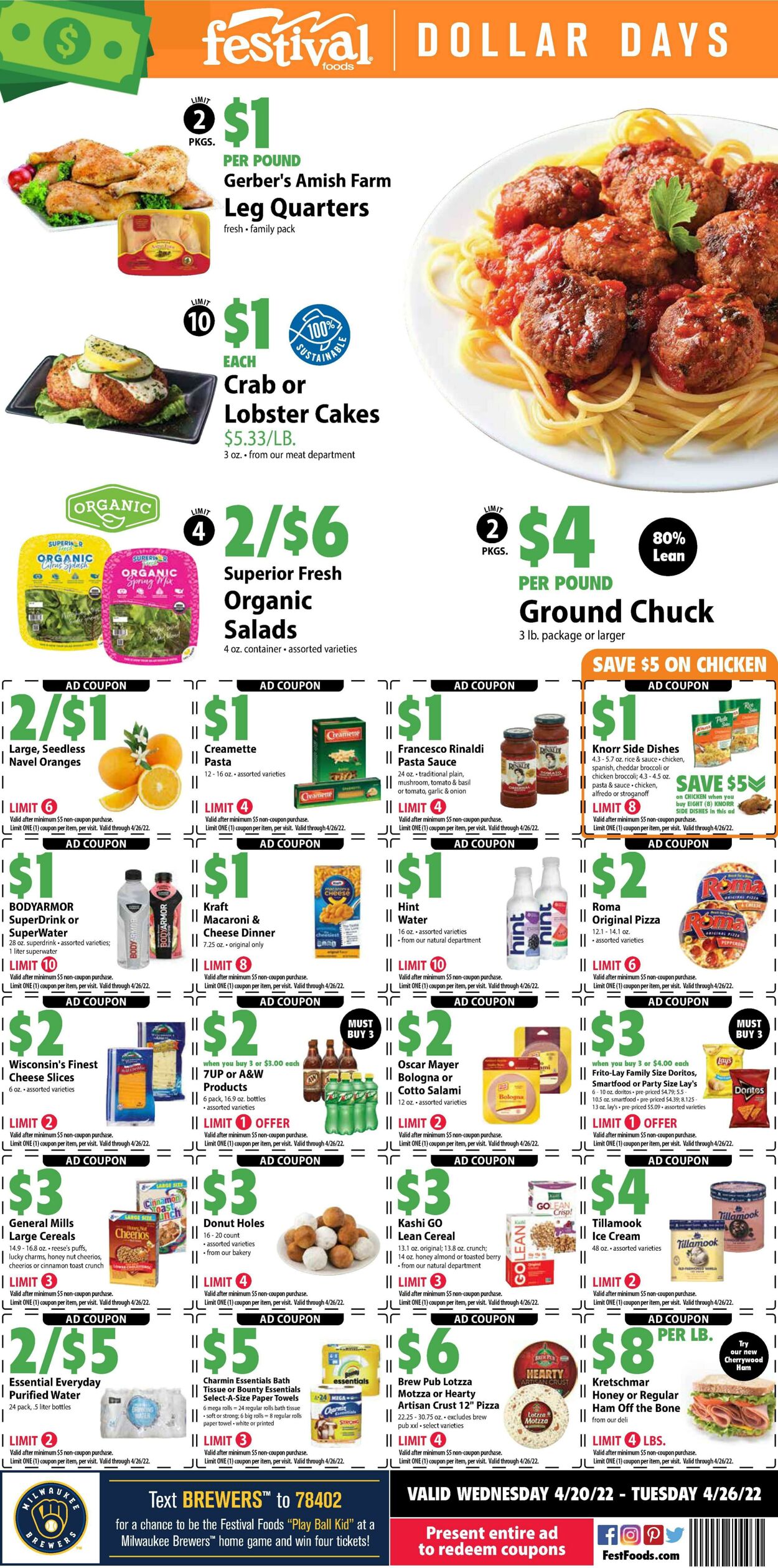 Weekly ad Festival Foods 04/20/2022 - 04/26/2022